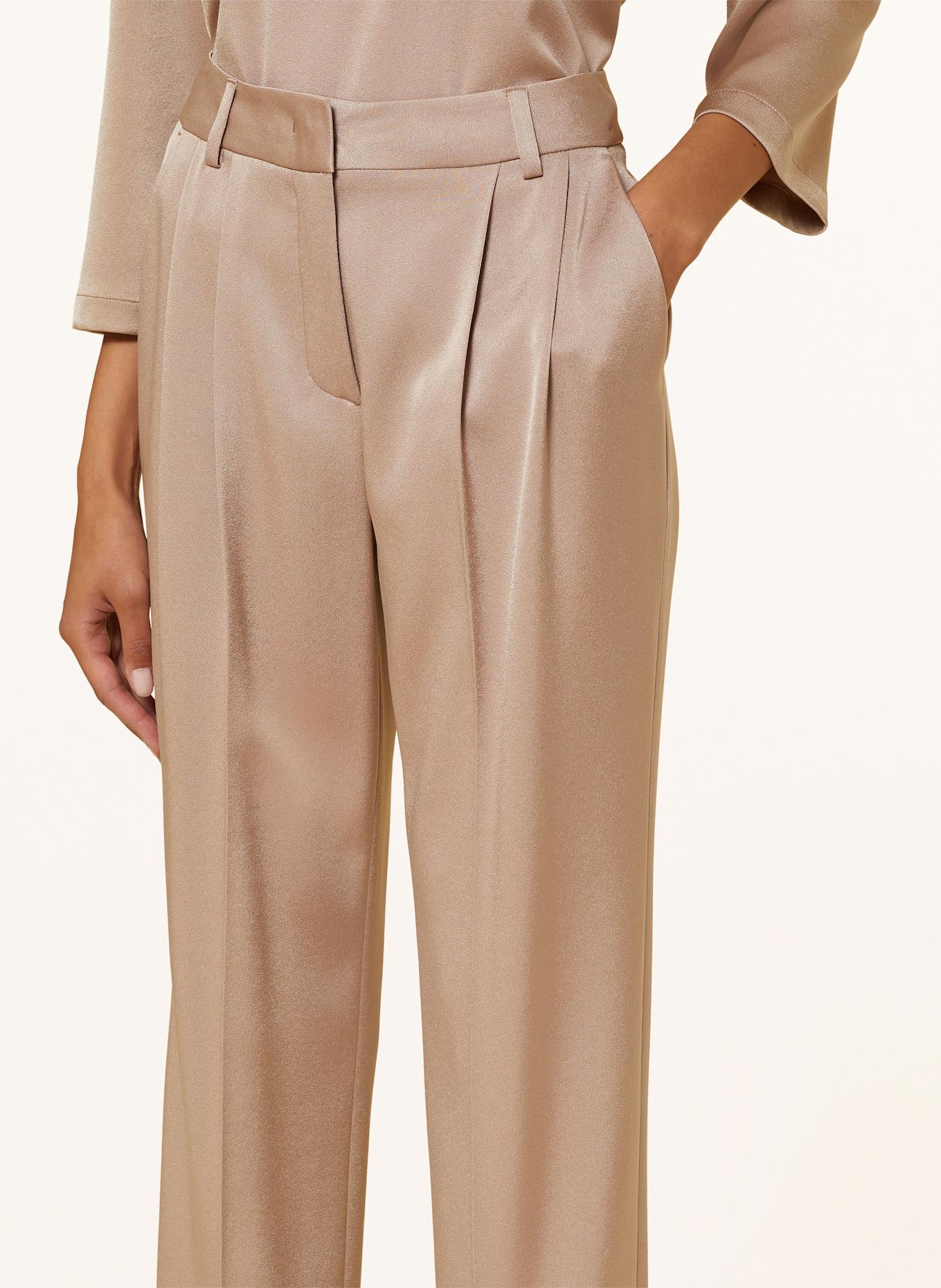 LUISA CERANO Wide leg trousers, Color: BEIGE (Image 5)
