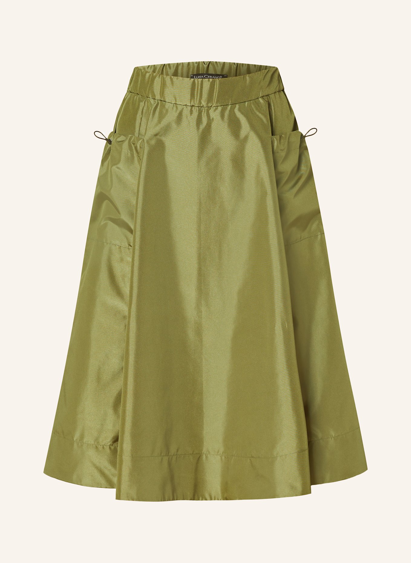 LUISA CERANO Cargo skirt: GREEN