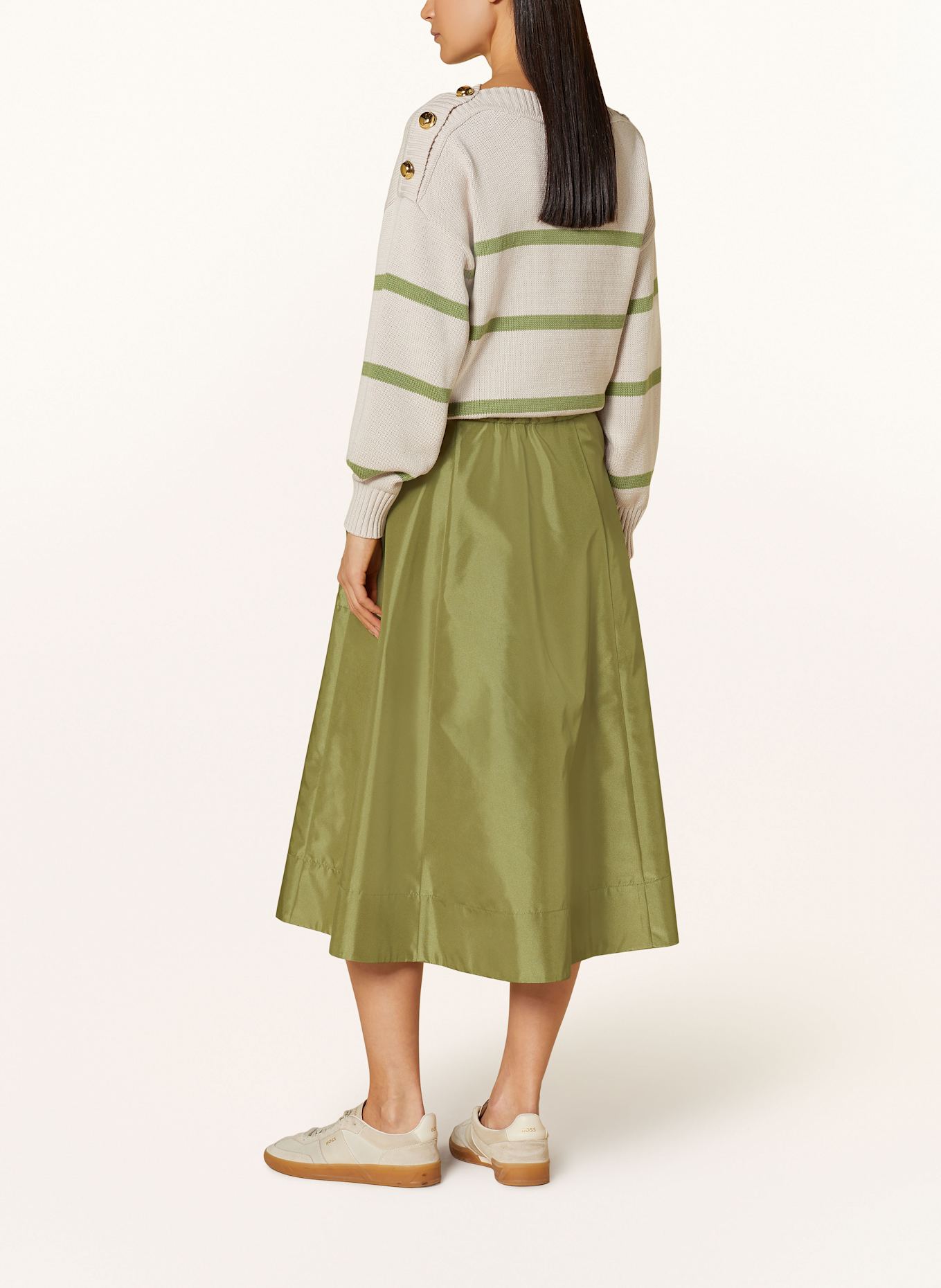 LUISA CERANO Cargo skirt: GREEN