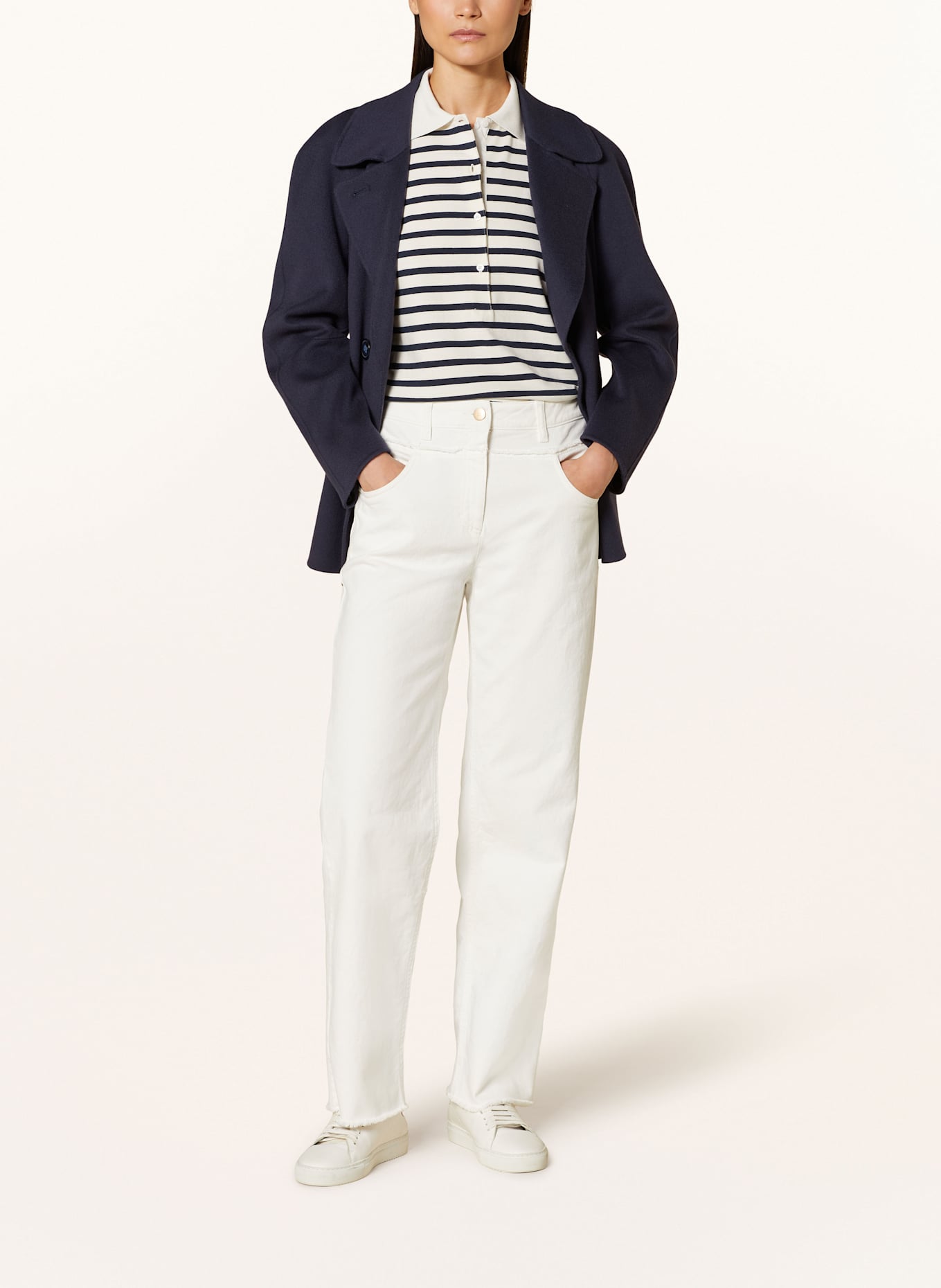 LUISA CERANO Straight Jeans: WEISS
