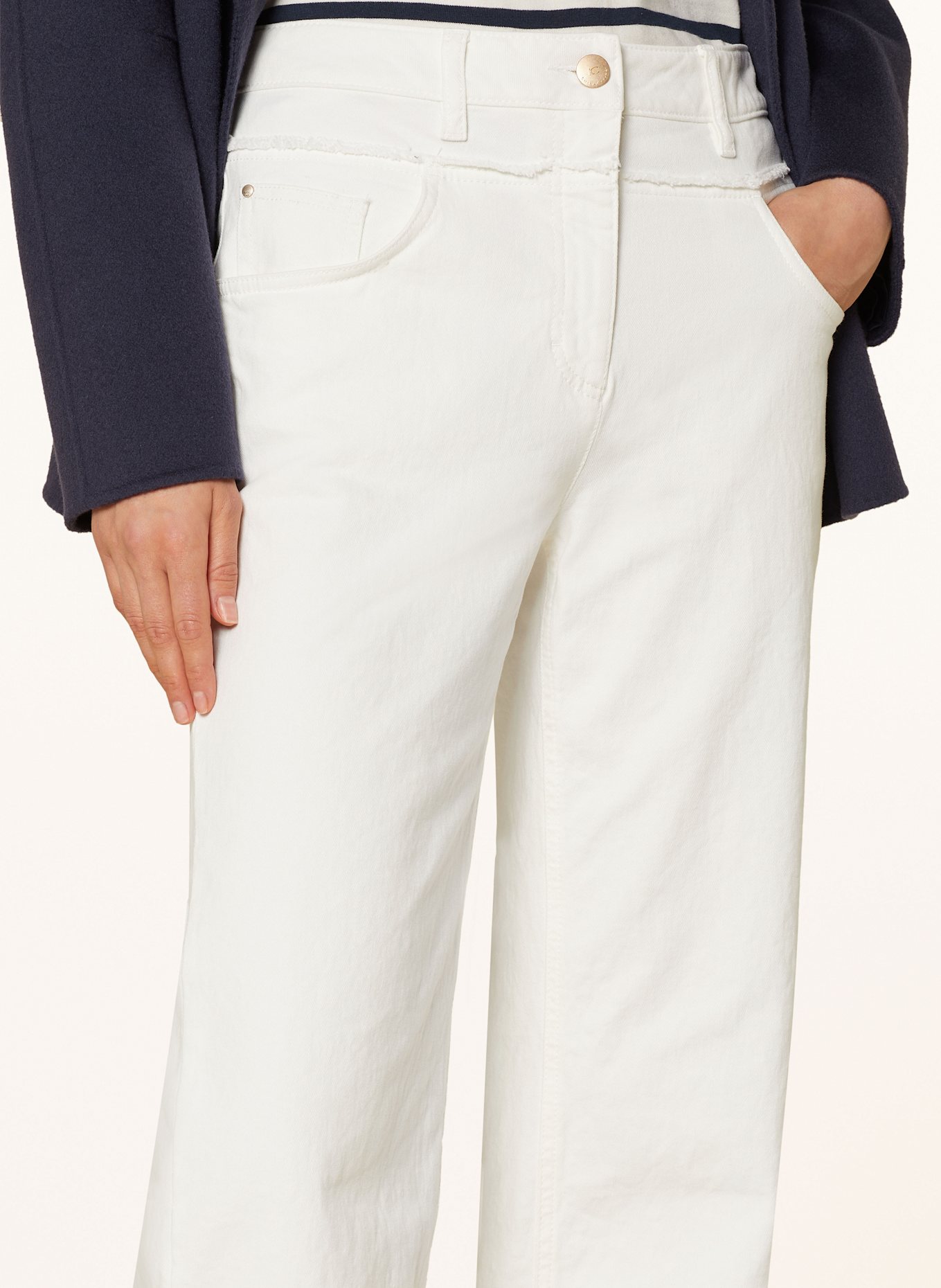 LUISA CERANO Straight Jeans: WEISS