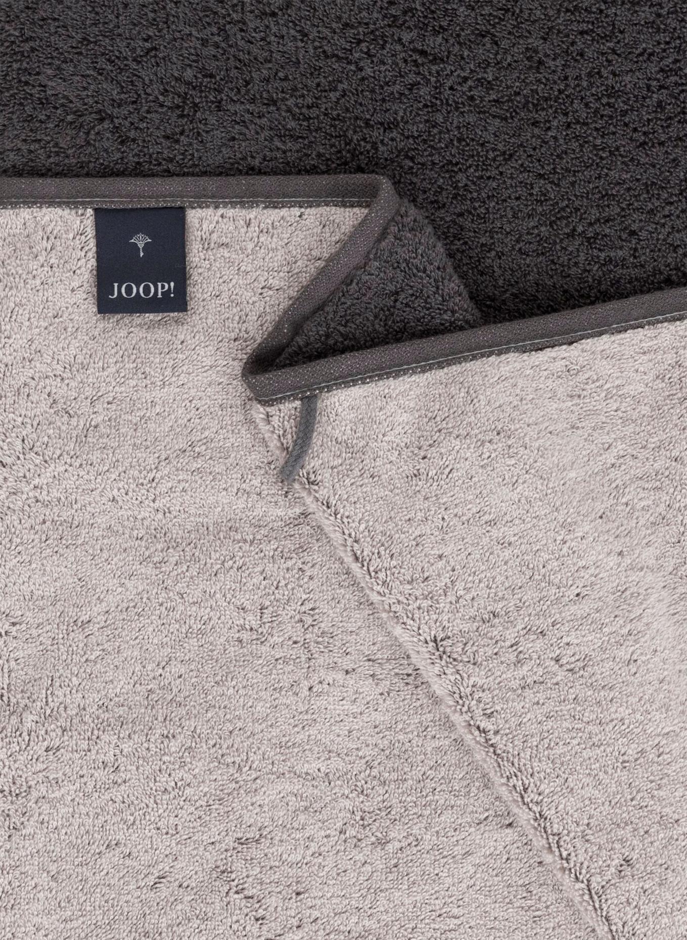 JOOP! Handtuch JOOP! DEVIDED: DUNKELGRAU / CREME