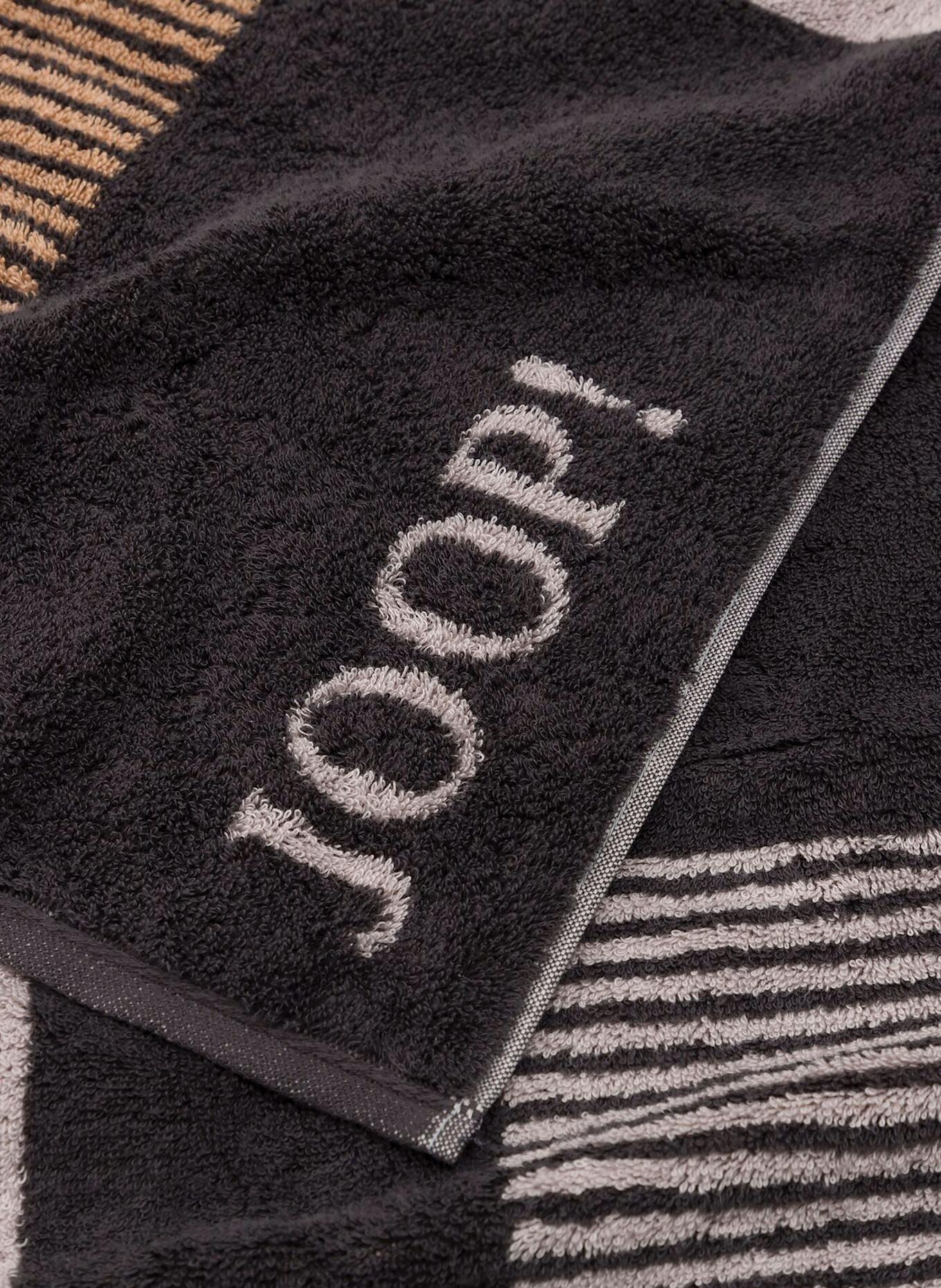 JOOP! Handtuch JOOP! DEVIDED: DUNKELGRAU / BRAUN / CREME