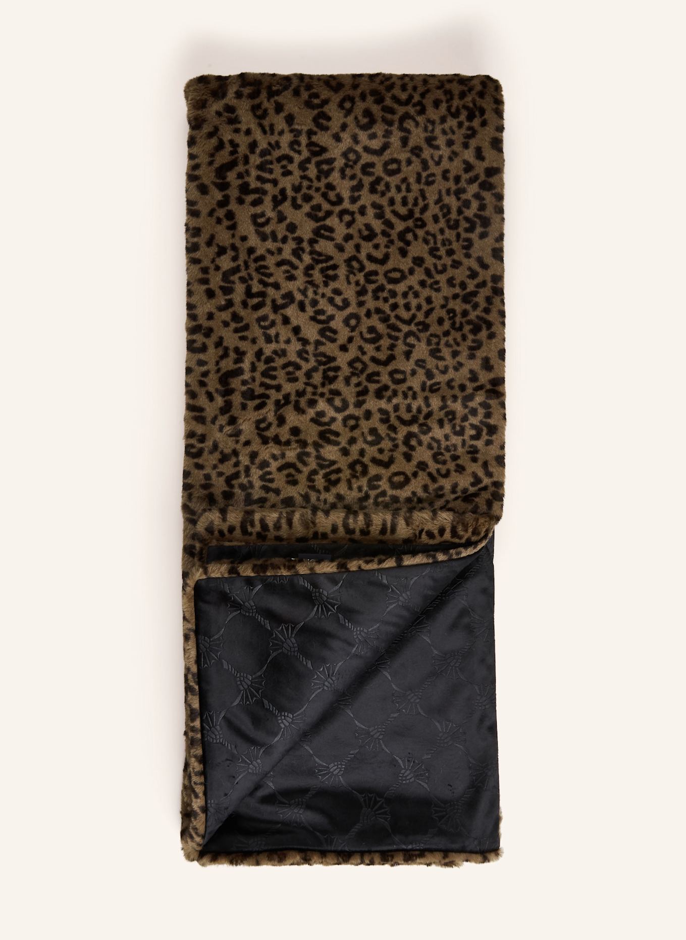 JOOP! Plaid J!LEONESSE: BRAUN / SCHWARZ