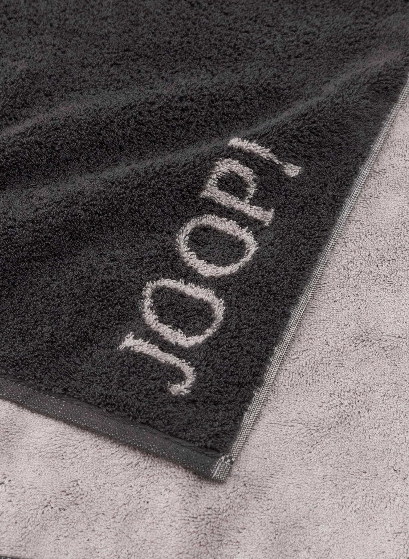 JOOP! Duschtuch JOOP! DEVIDED: DUNKELGRAU / CREME