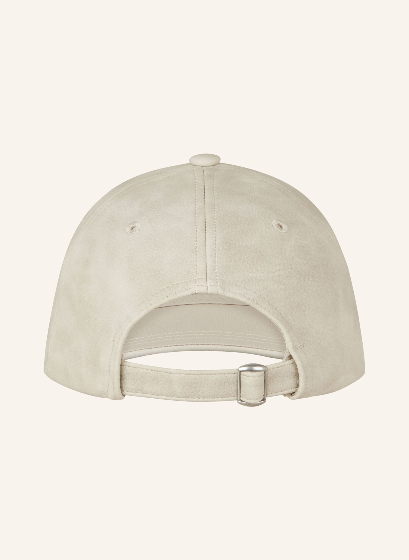 Calvin Klein Cap in Lederoptik: CREME