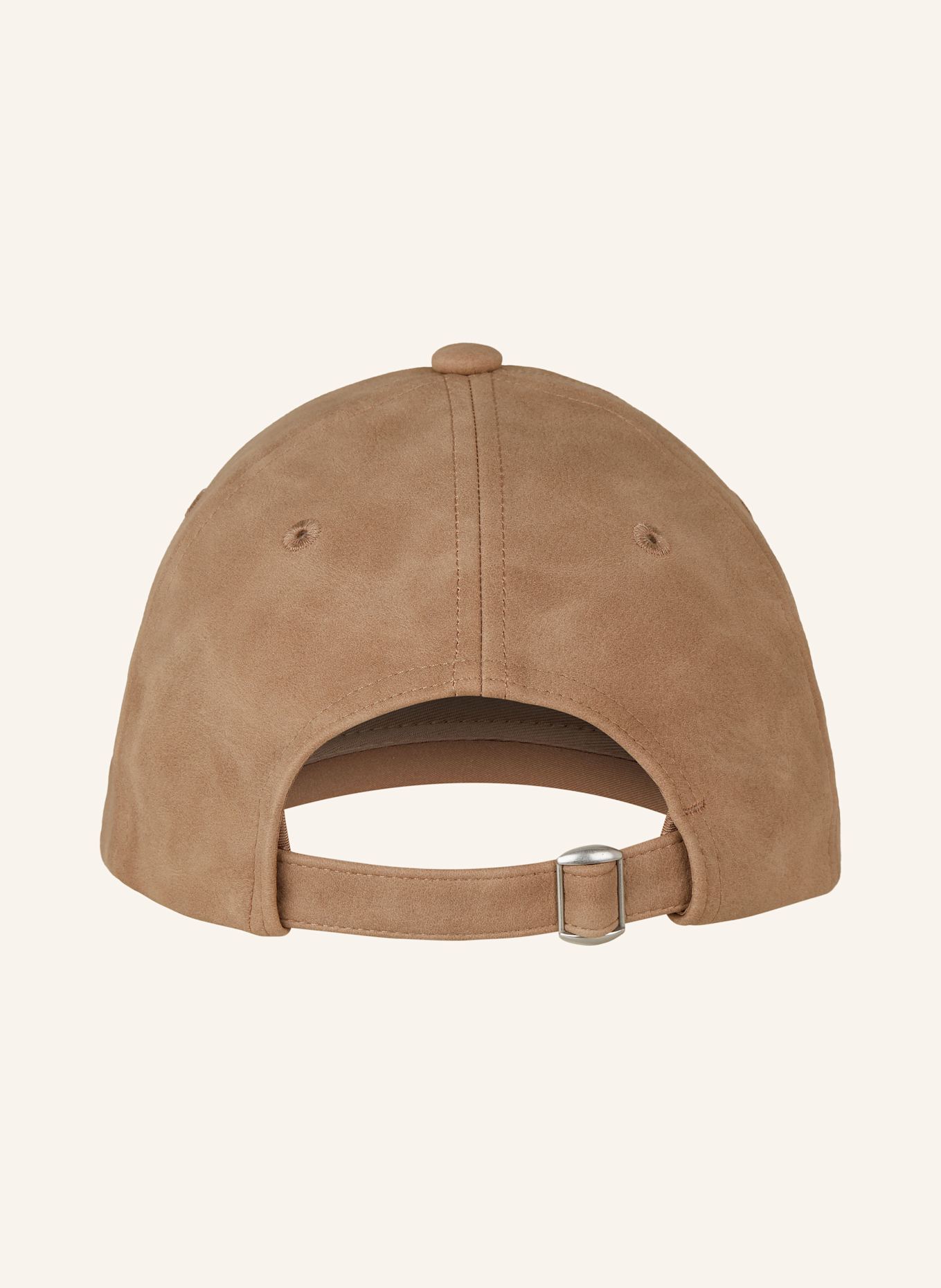Calvin Klein Cap in Lederoptik: TAUPE