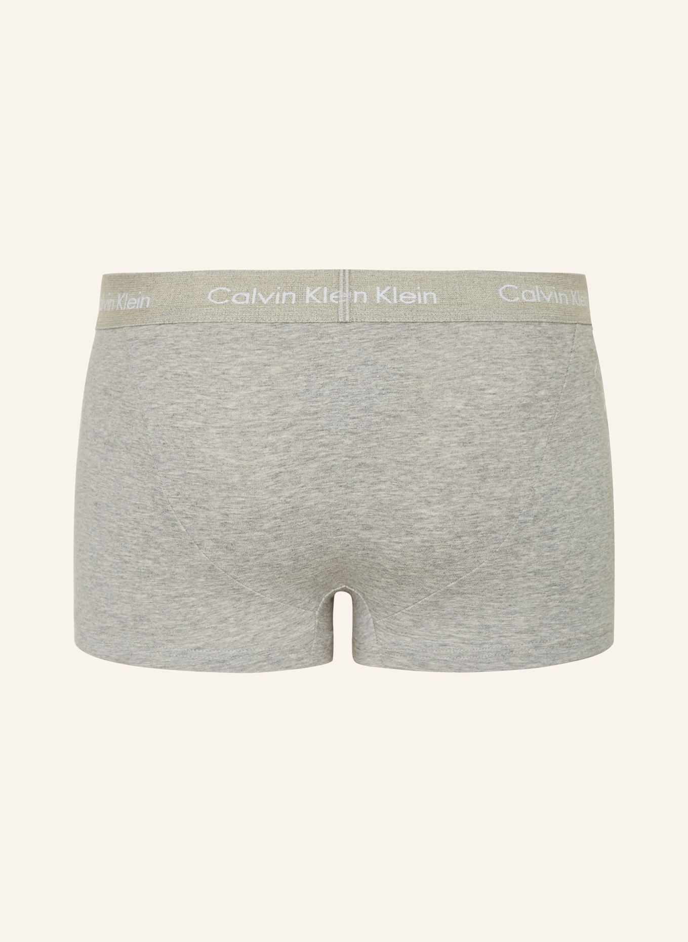 Calvin Klein Lot de 3 boxers taille basse: ROUGE / NOIR / GRIS CLAIR