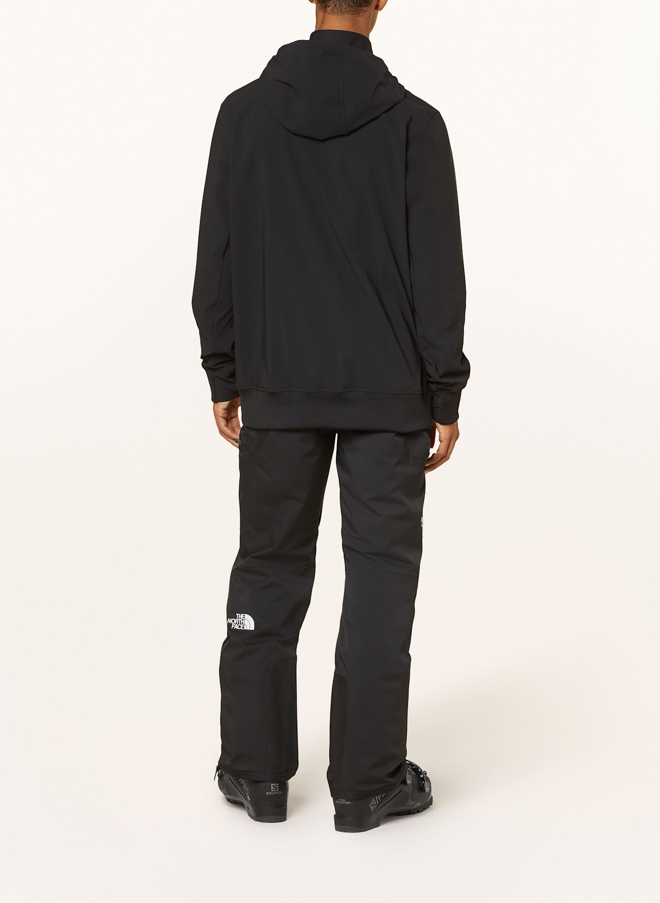 THE NORTH FACE Funktions-Hoodie TEKNO: SCHWARZ/ WEISS