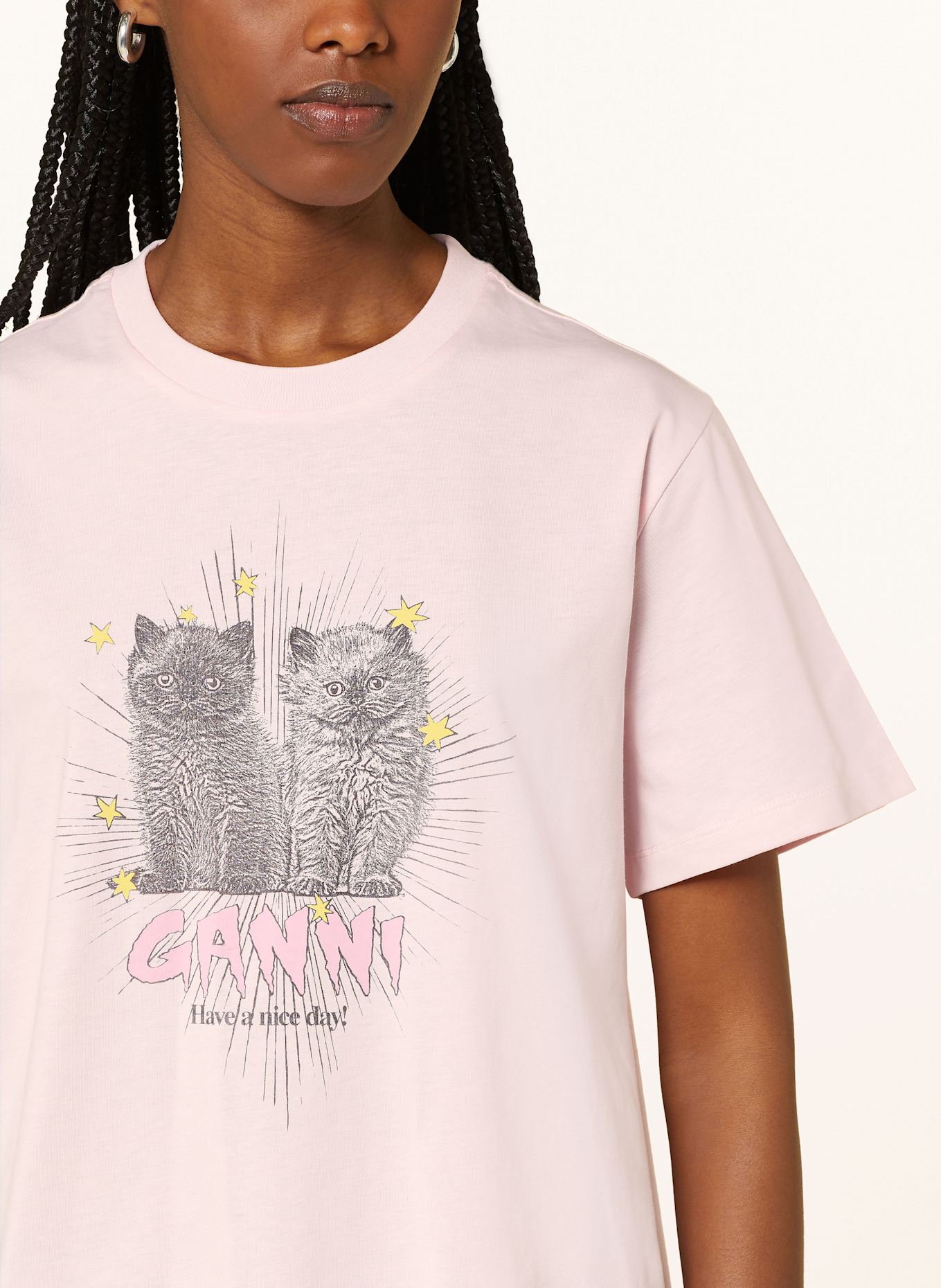 GANNI T-Shirt: ROSA
