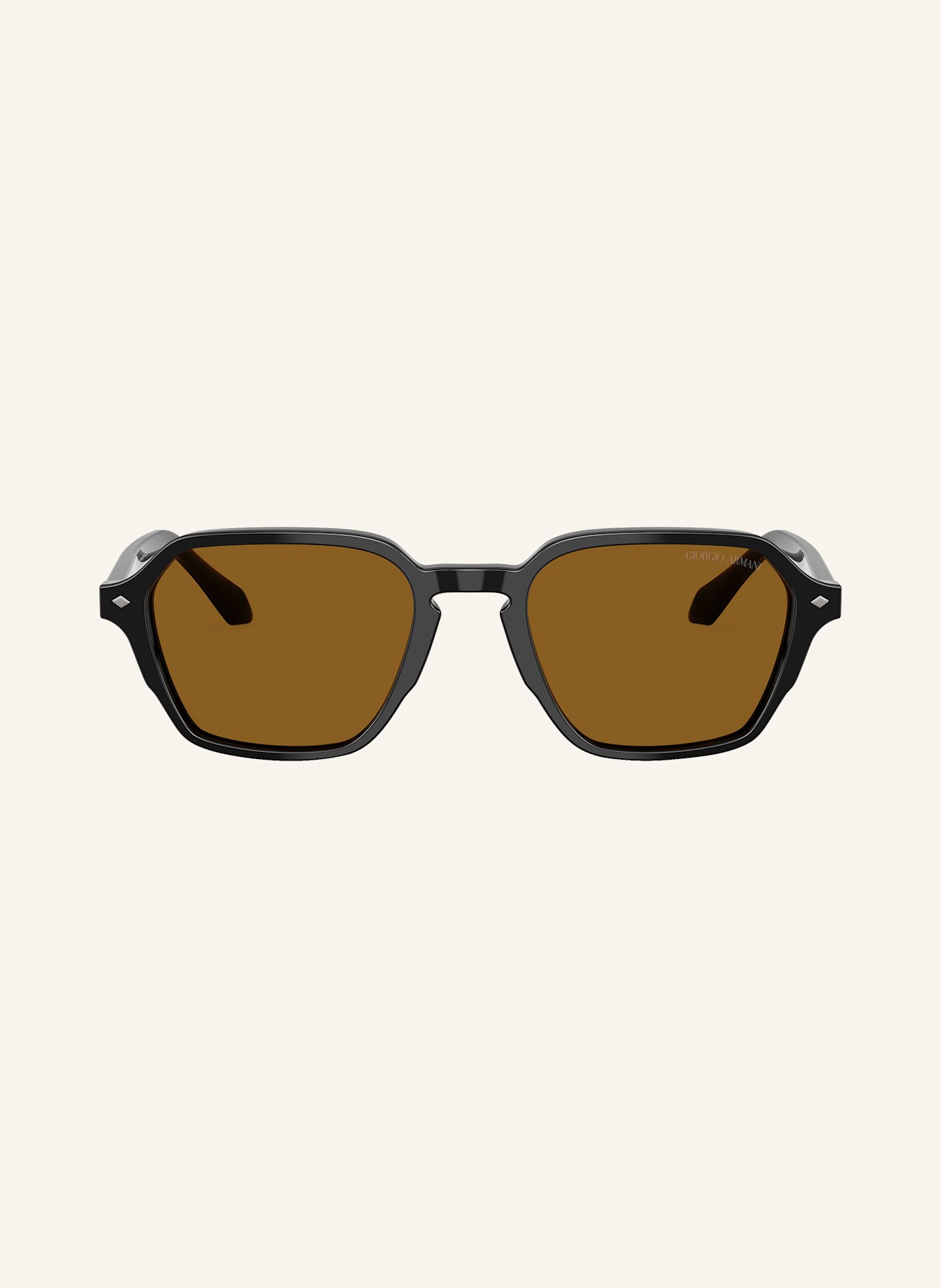 GIORGIO ARMANI Sunglasses AR8220: 587553 - BLACK/ BROWN