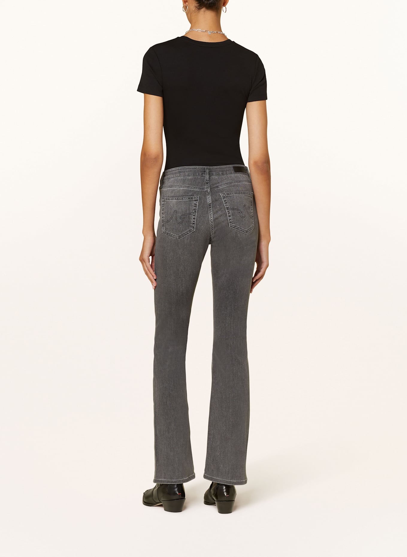 AG Jeans Jeansy bootcut: SZARY