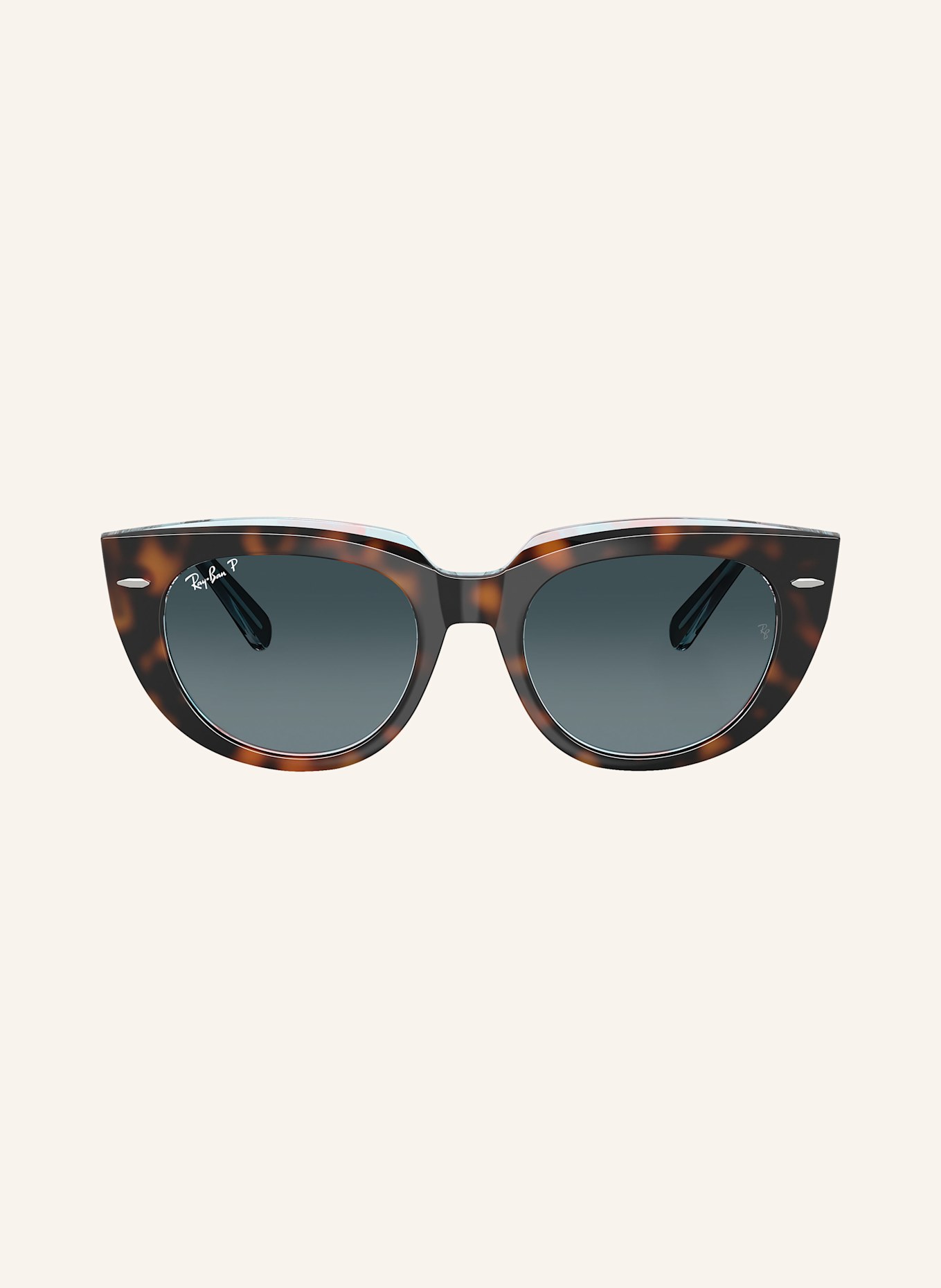 Ray-Ban Sonnenbrille RB2286 DOREEN: 1413S3 - HAVANA/ BLAU POLARISIERT