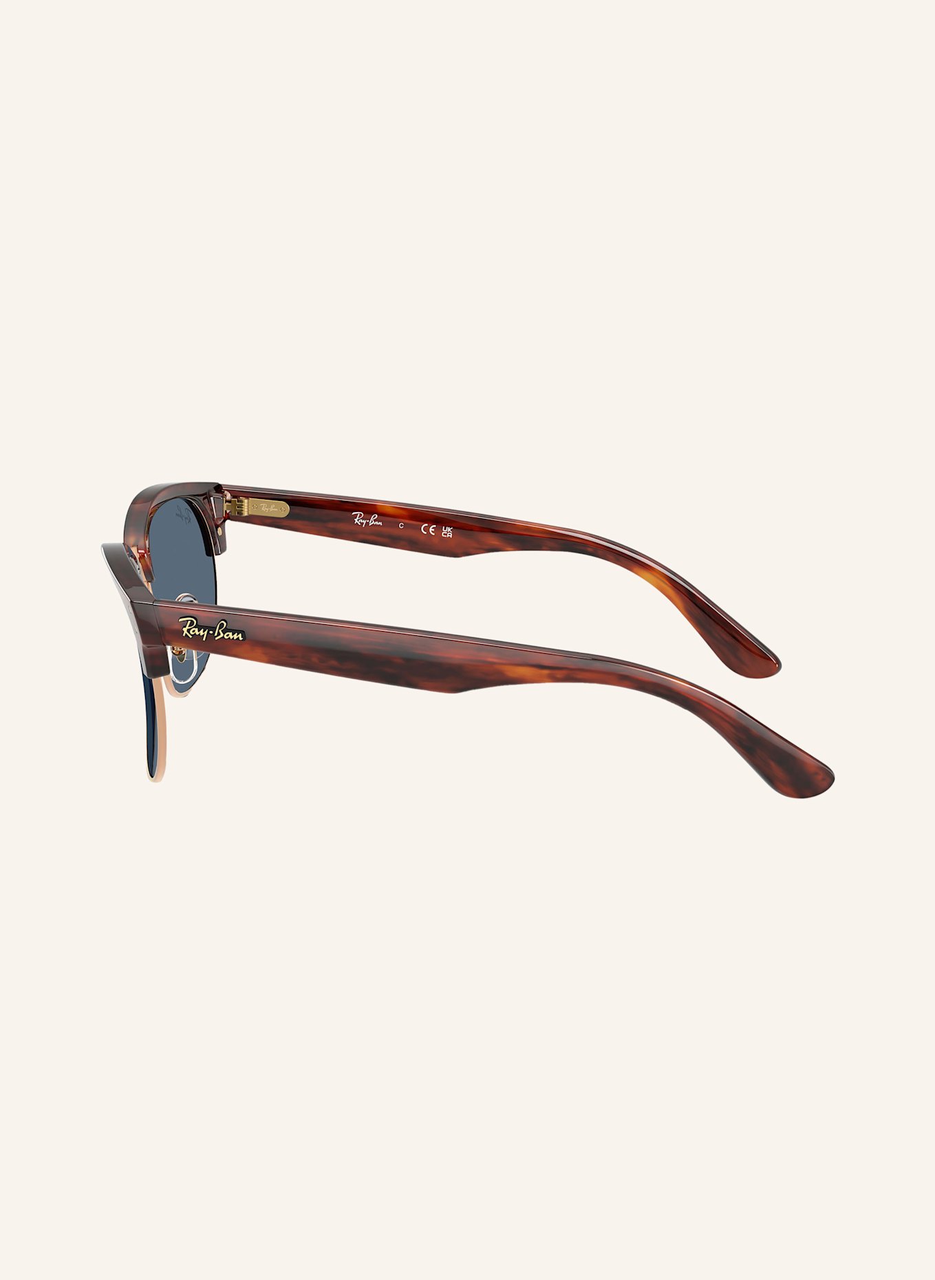Ray-Ban Sonnenbrille RBR0504S CLUBMASTER REVERSE: 13983A - HAVANA/ DUNKELBLAU