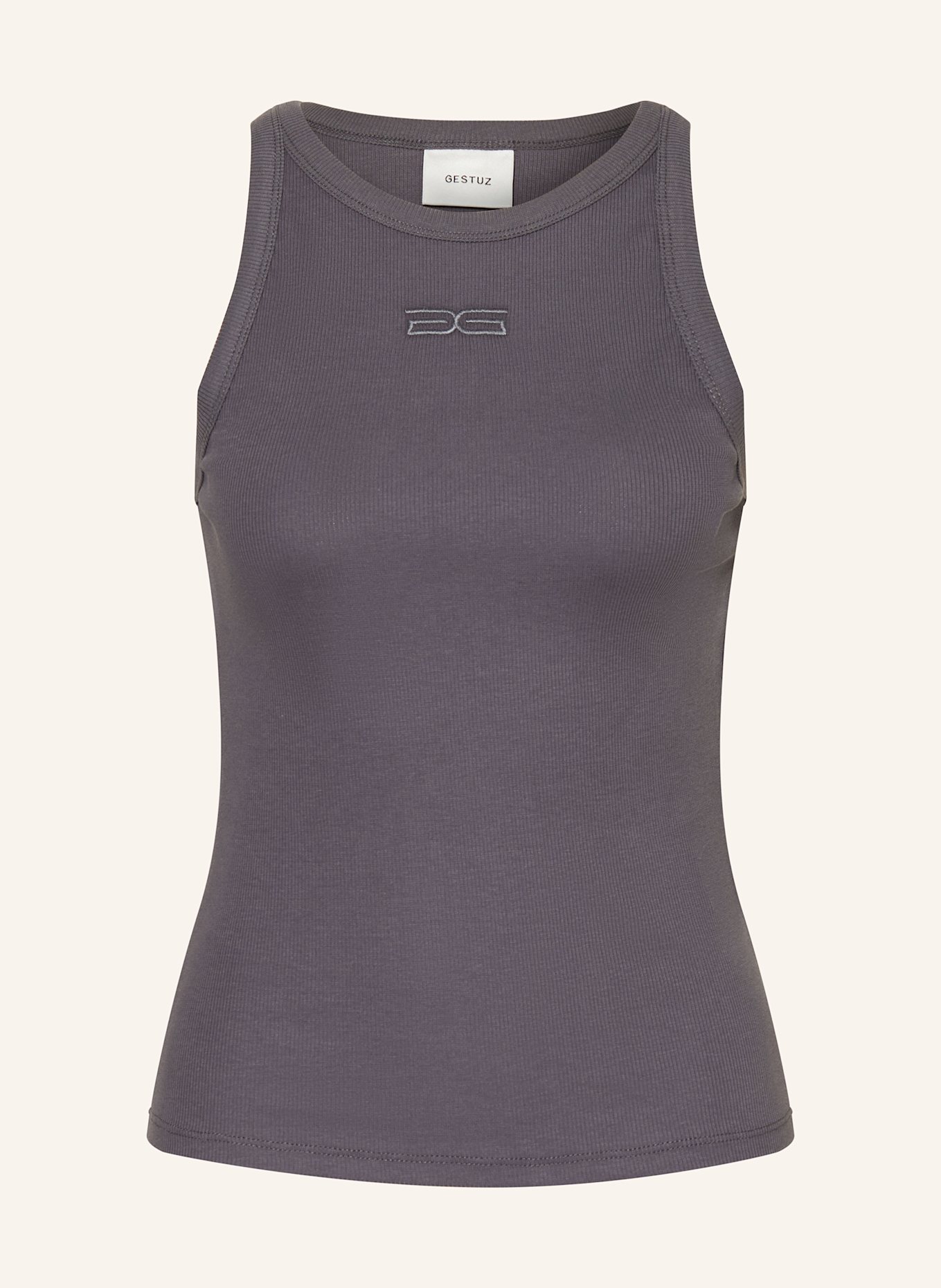 GESTUZ Top DREWGZ, Color: GRAY (Image 1)