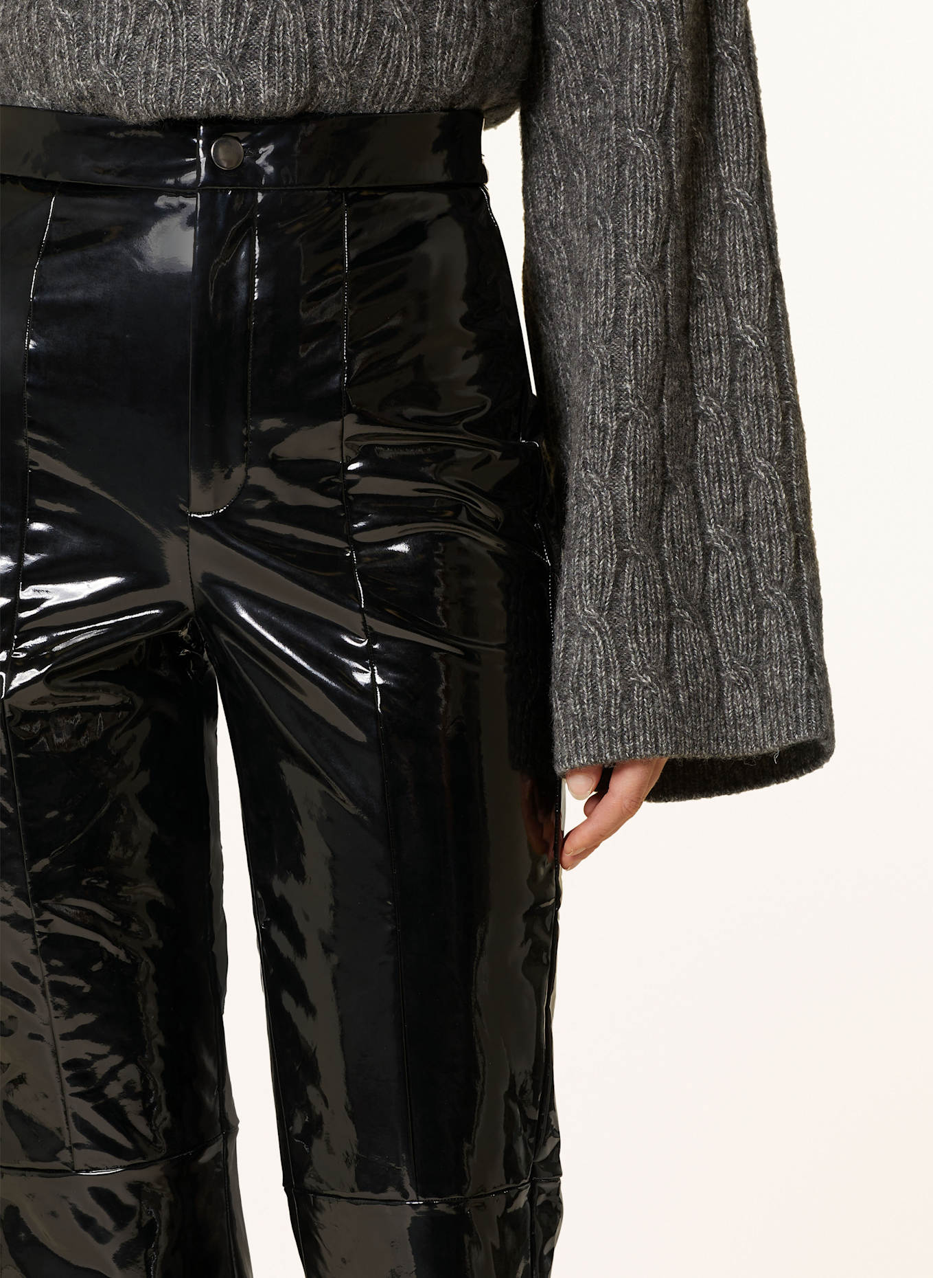 GESTUZ Bootcut-Hose LAKLEYGZ: SCHWARZ