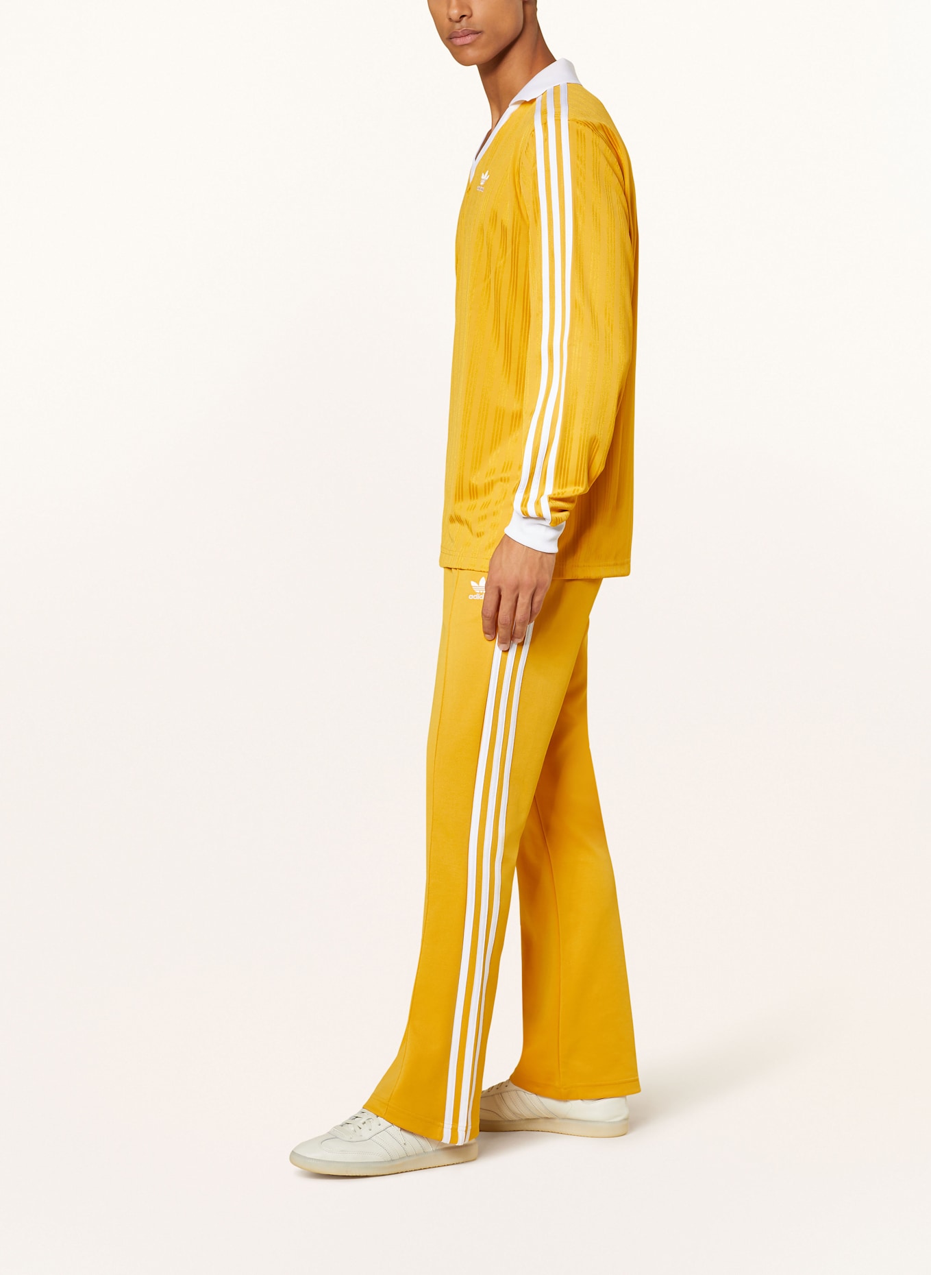 Adidas originals track pants yellow deals