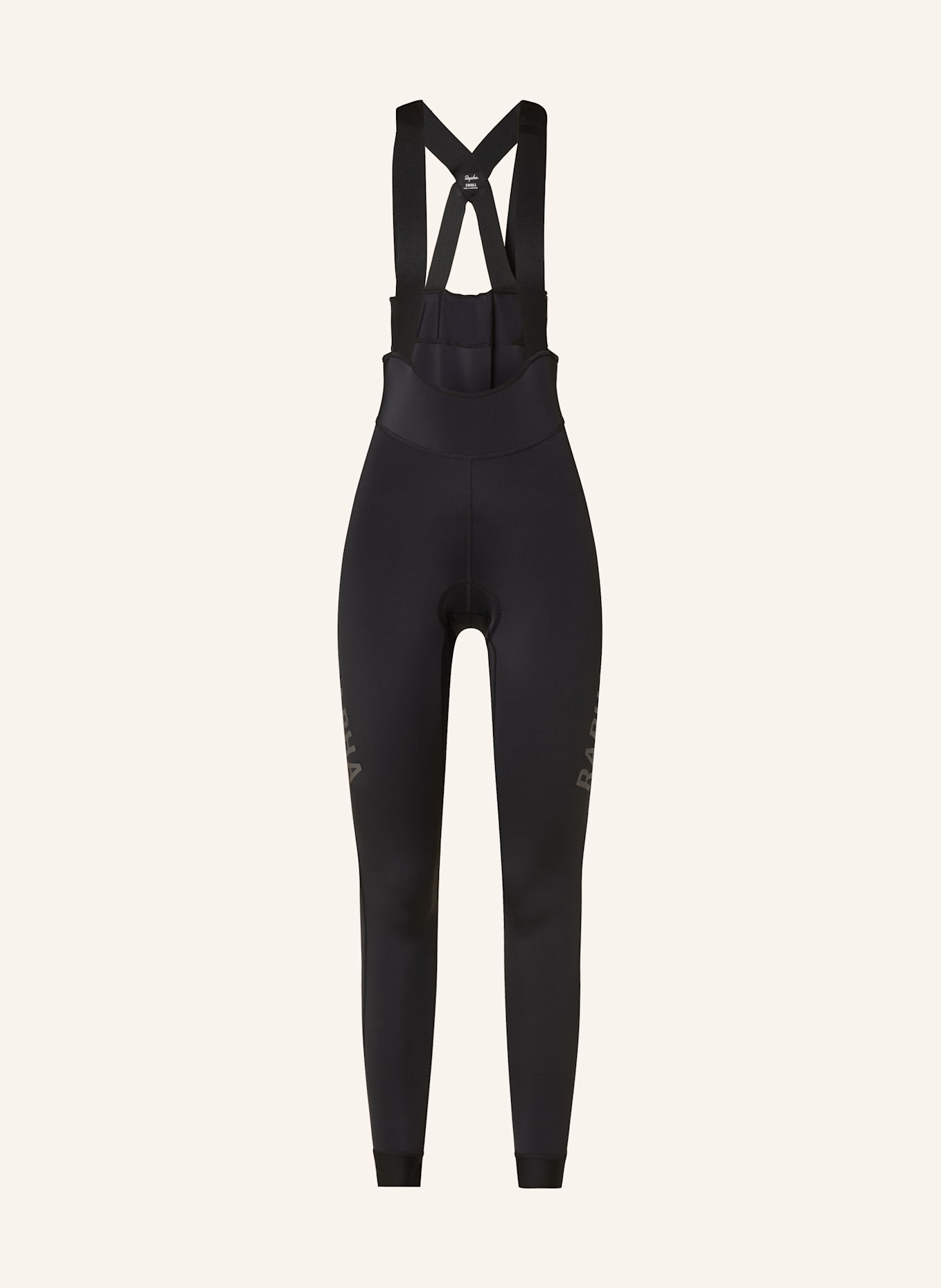 Rapha Radhose PRO TEAM LIGHTWEIGHT mit Trägern und gepolstertem Einsatz: SCHWARZ