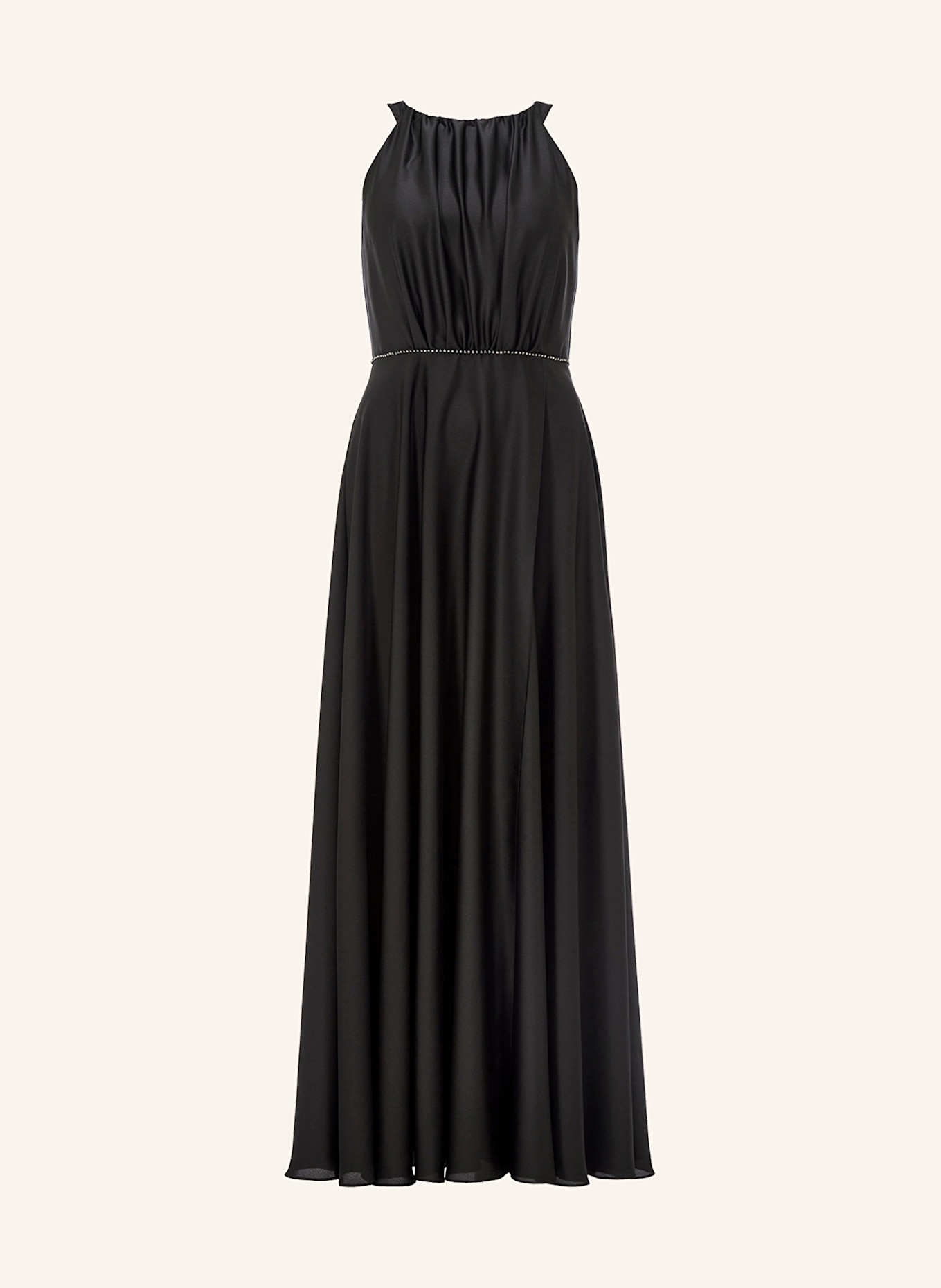SWING Abendkleid mit Schmucksteinen: SCHWARZ