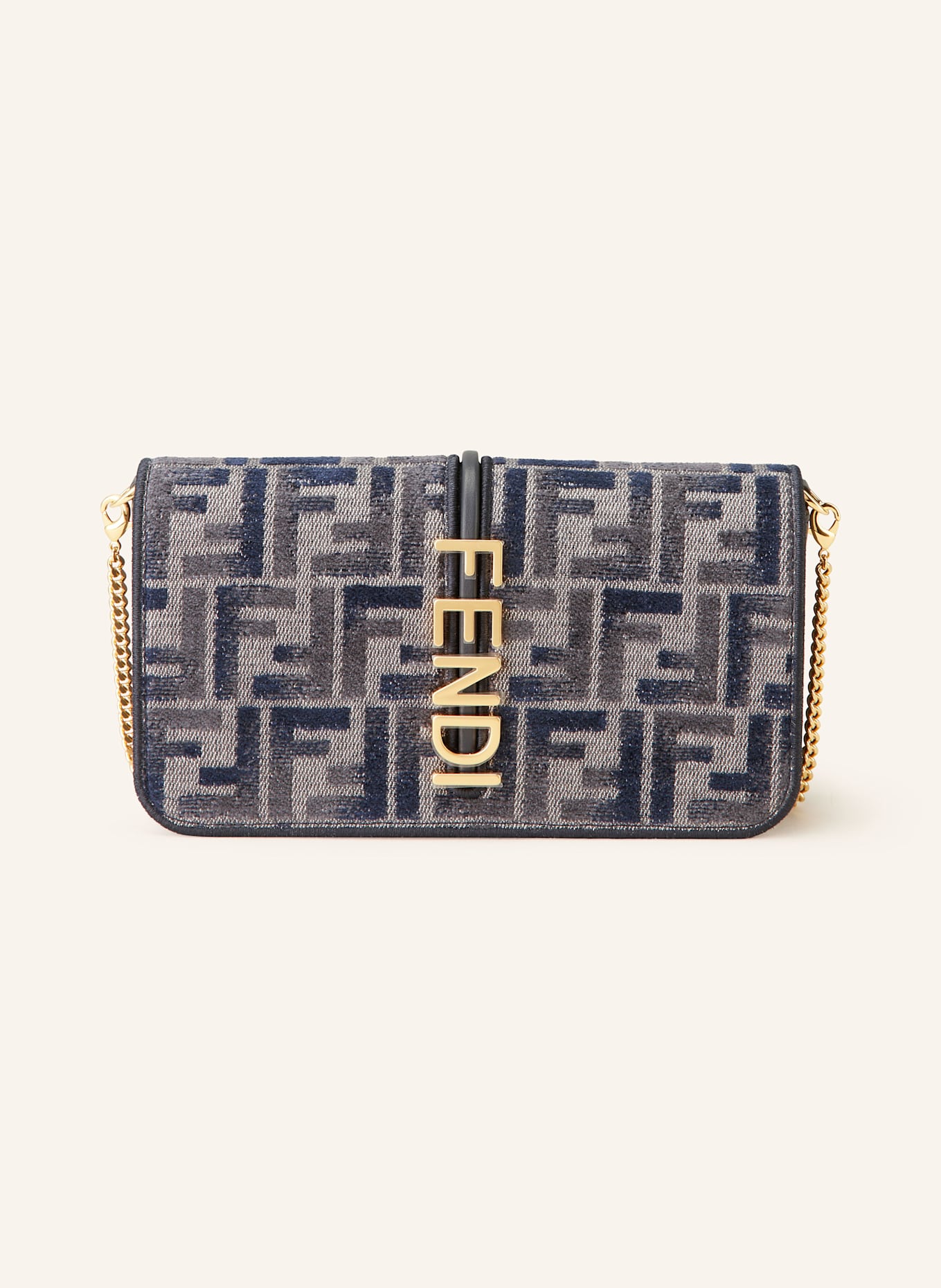 Blue fendi wallet outlet