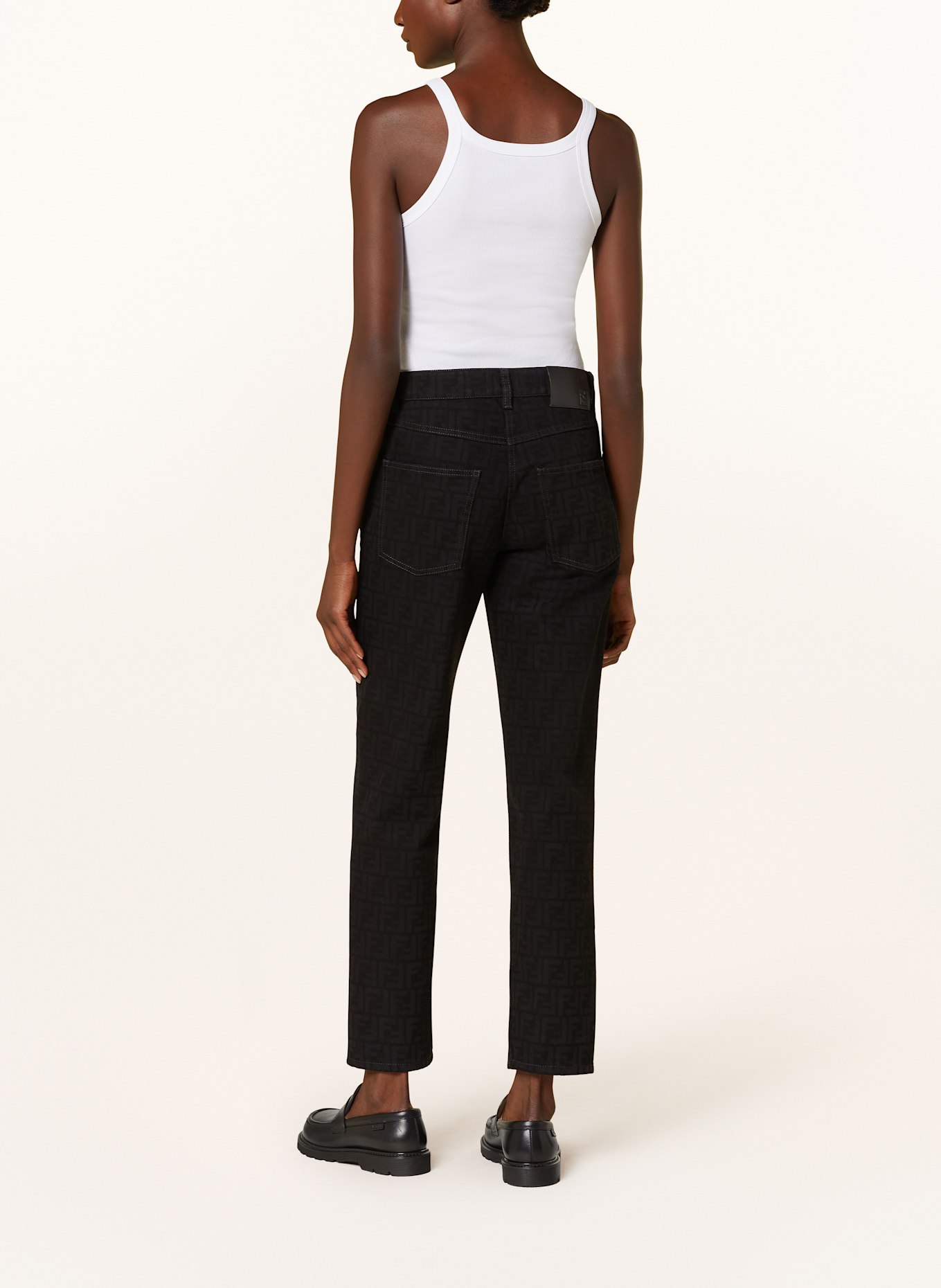 FENDI Jeans: F0GME black