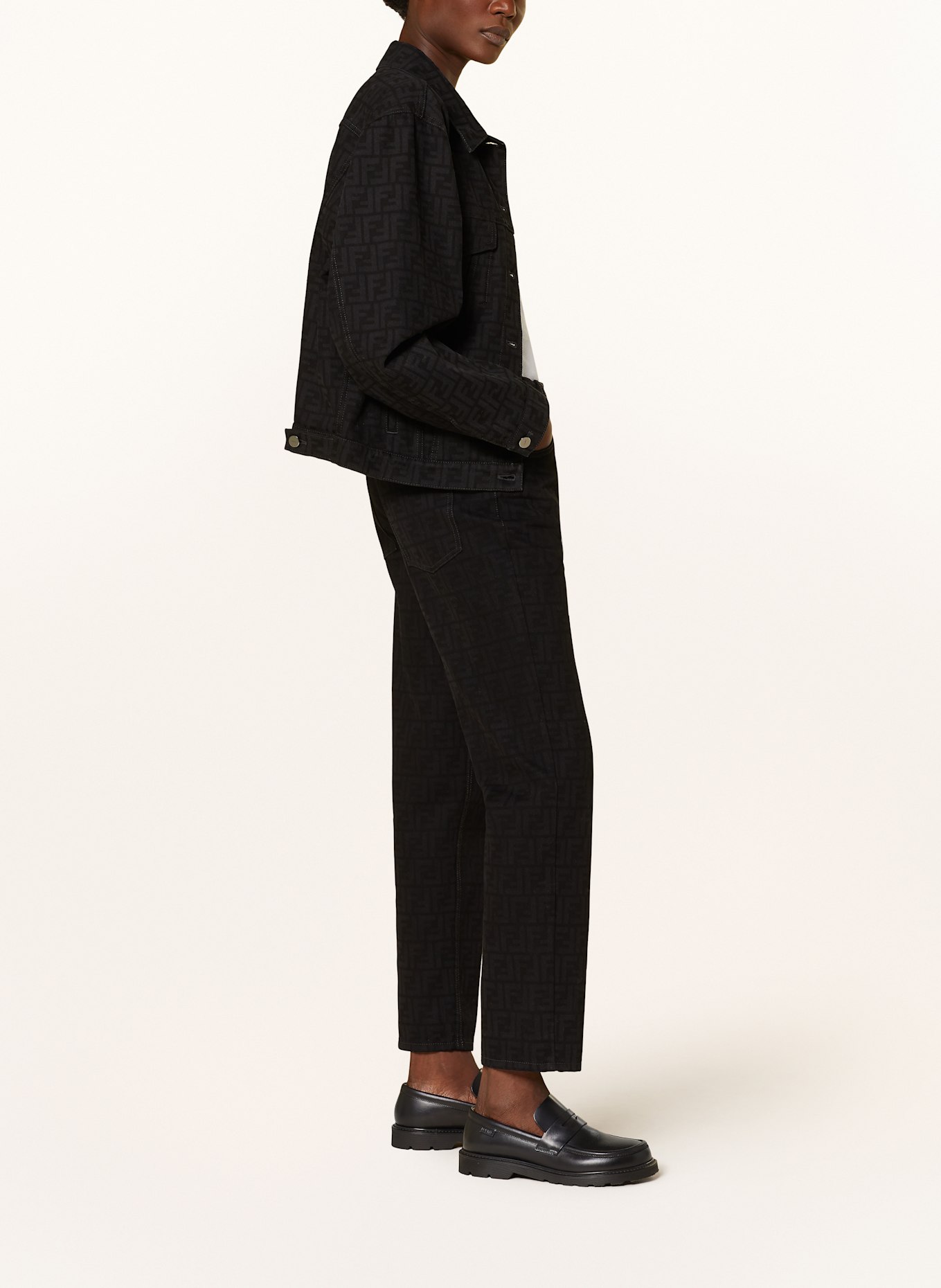 FENDI Jeans: F0GME black