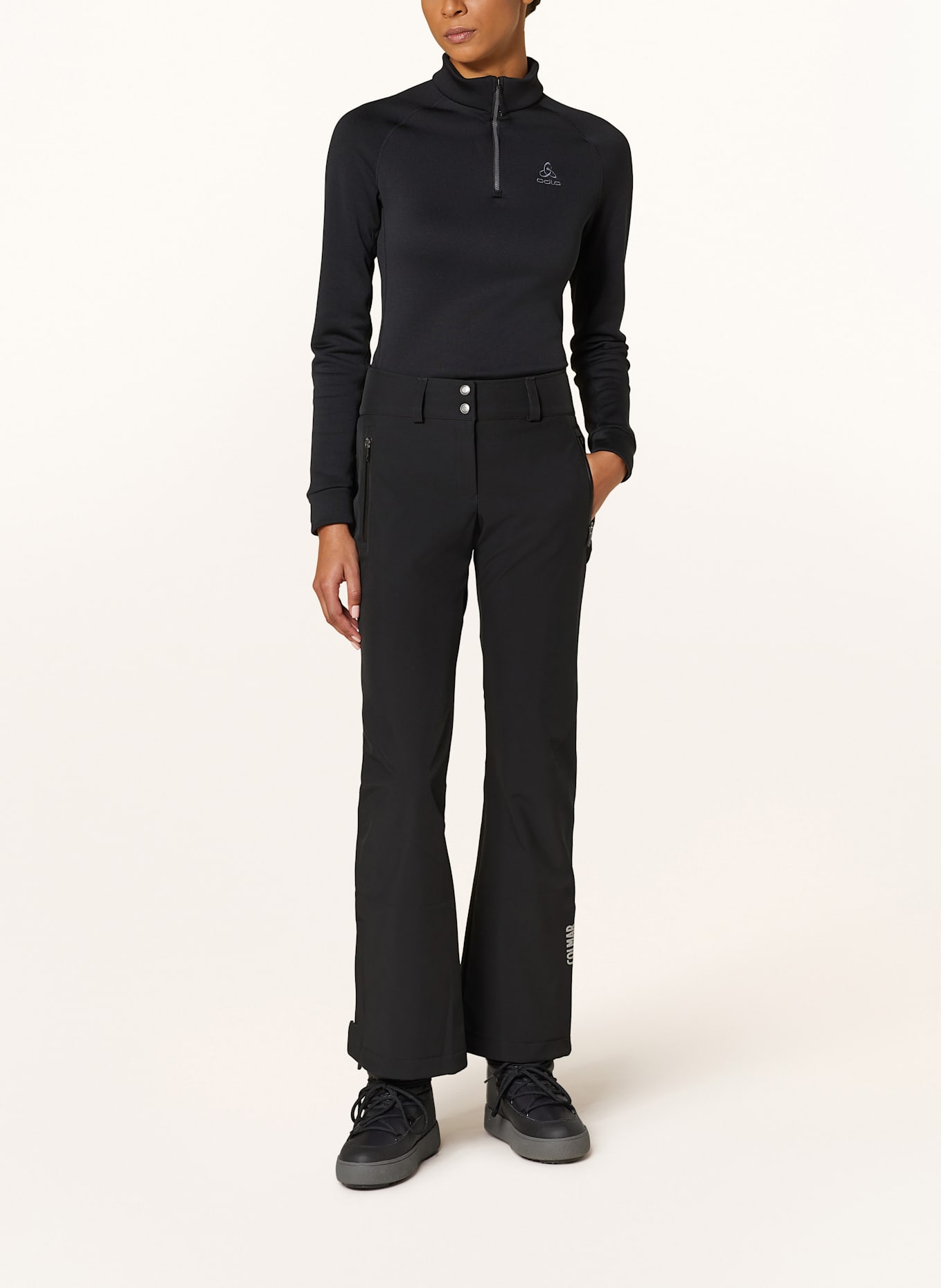 COLMAR Softshell-Skihose: SCHWARZ