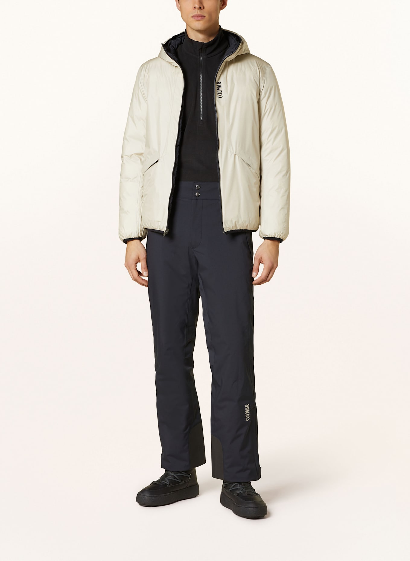 COLMAR Reversible ski jacket in cream black