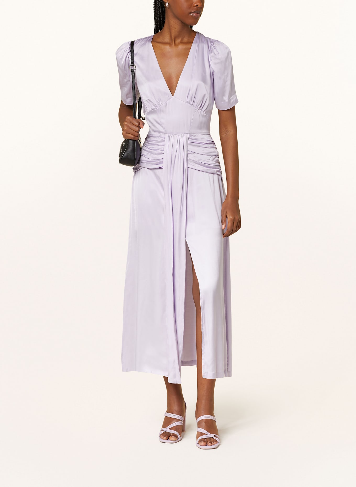 ROTATE Satinkleid: HELLLILA