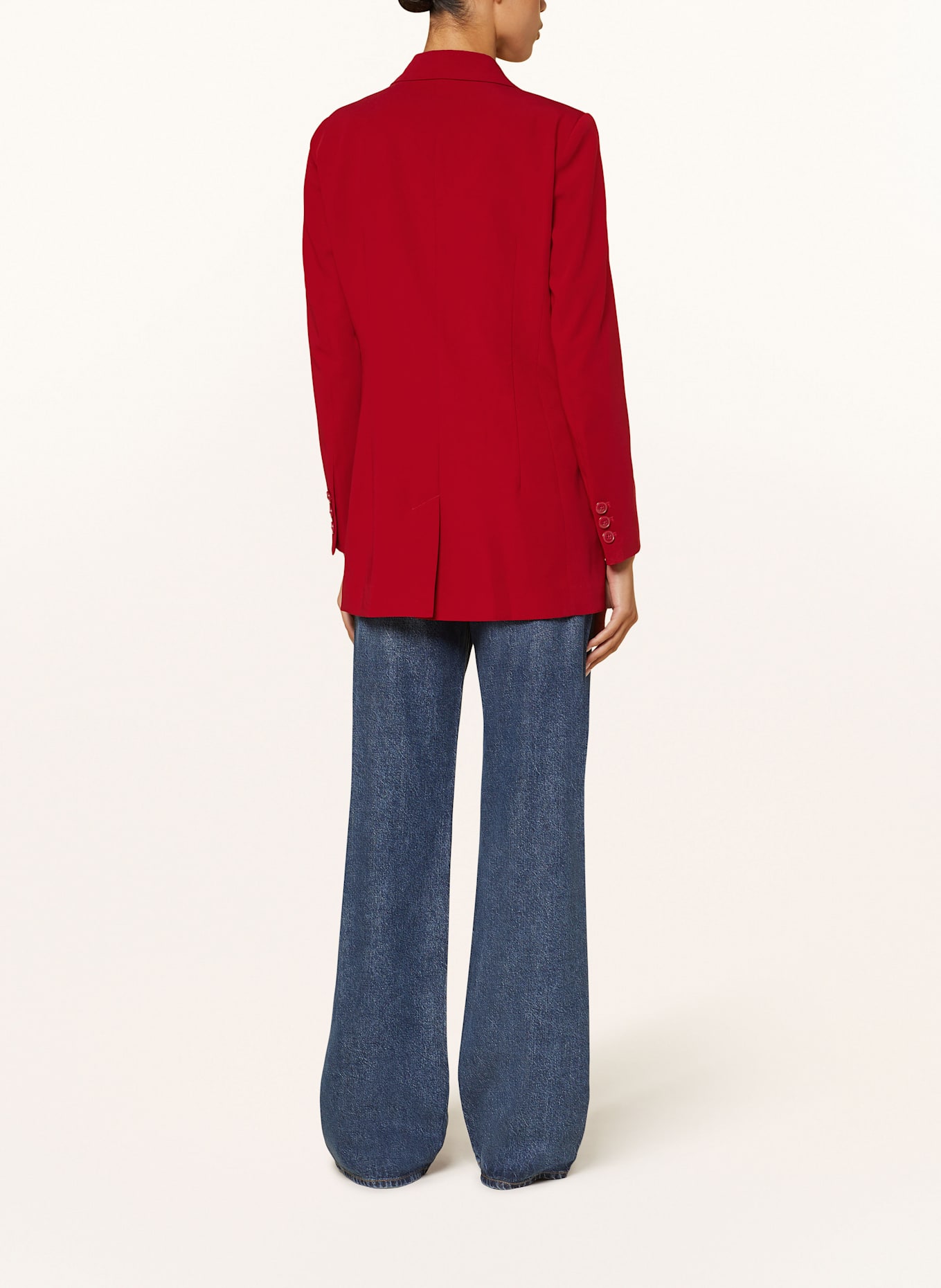 InWear Długi blezer ADIANIW: CIEMNOCZERWONY