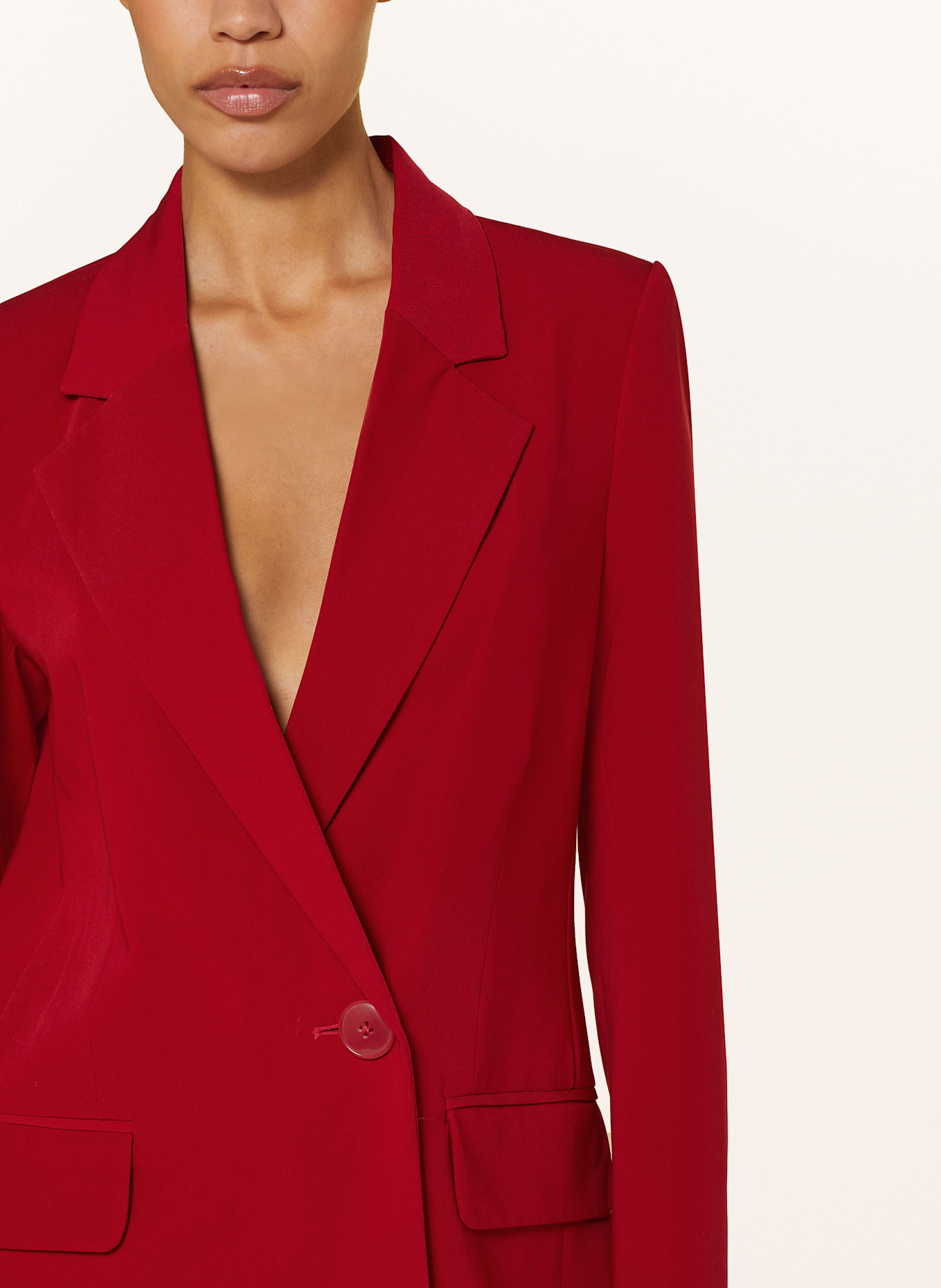 InWear Długi blezer ADIANIW: CIEMNOCZERWONY