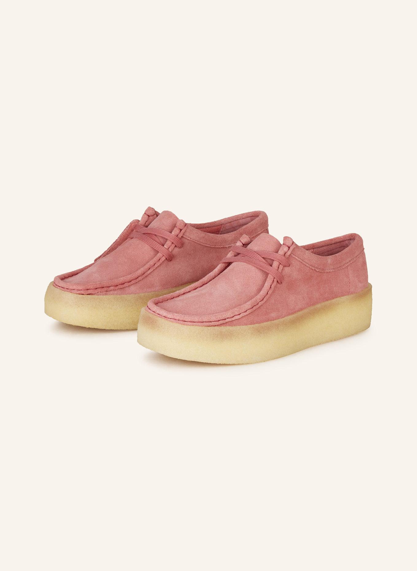 Pink clarks desert boots online