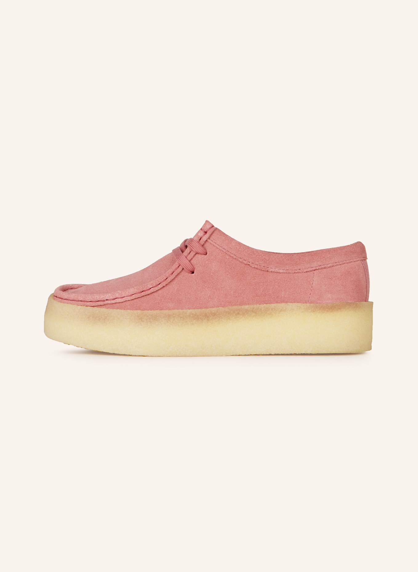 Wallabee coral suede outlet