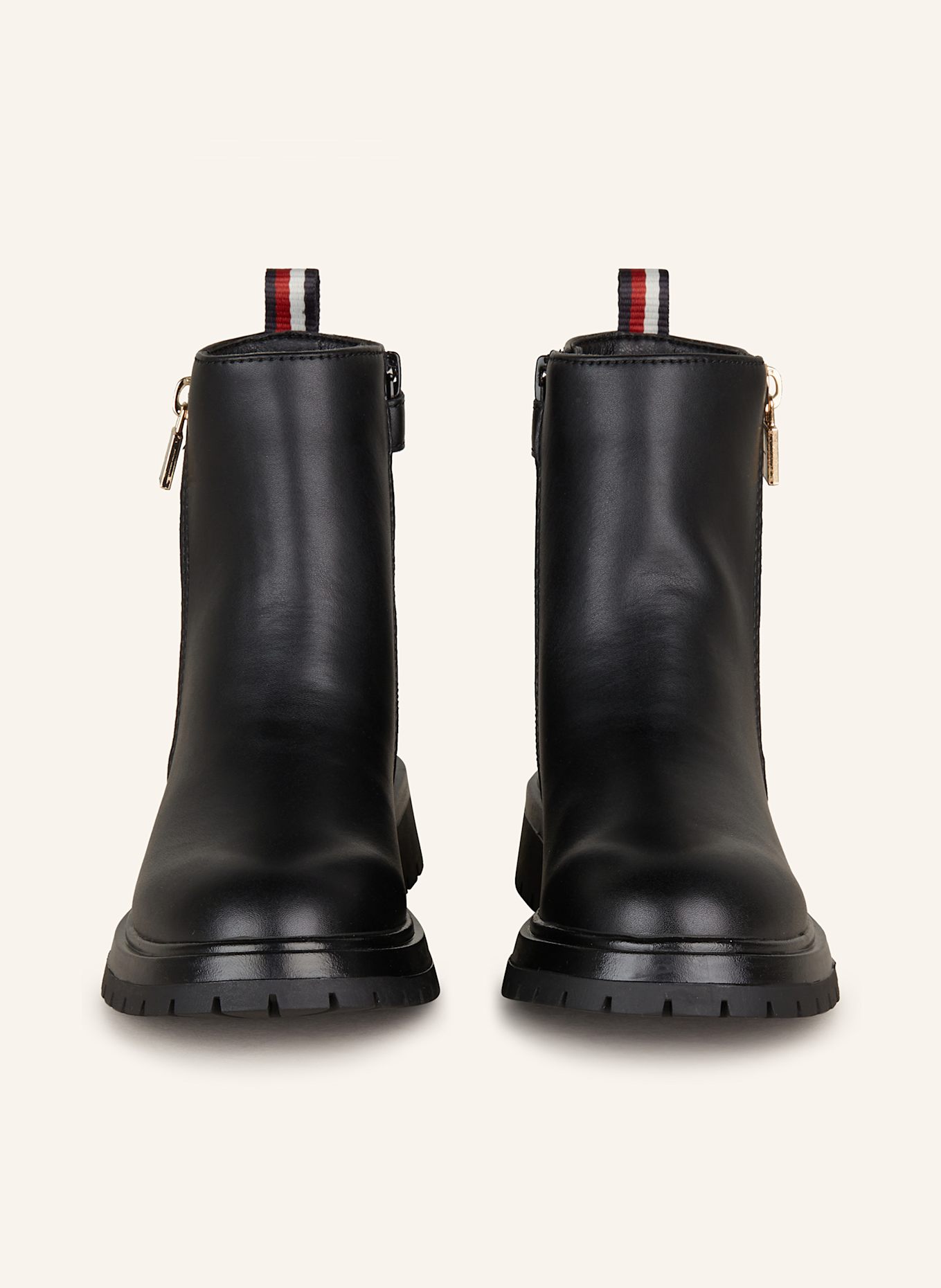 TOMMY HILFIGER Boots: BLACK