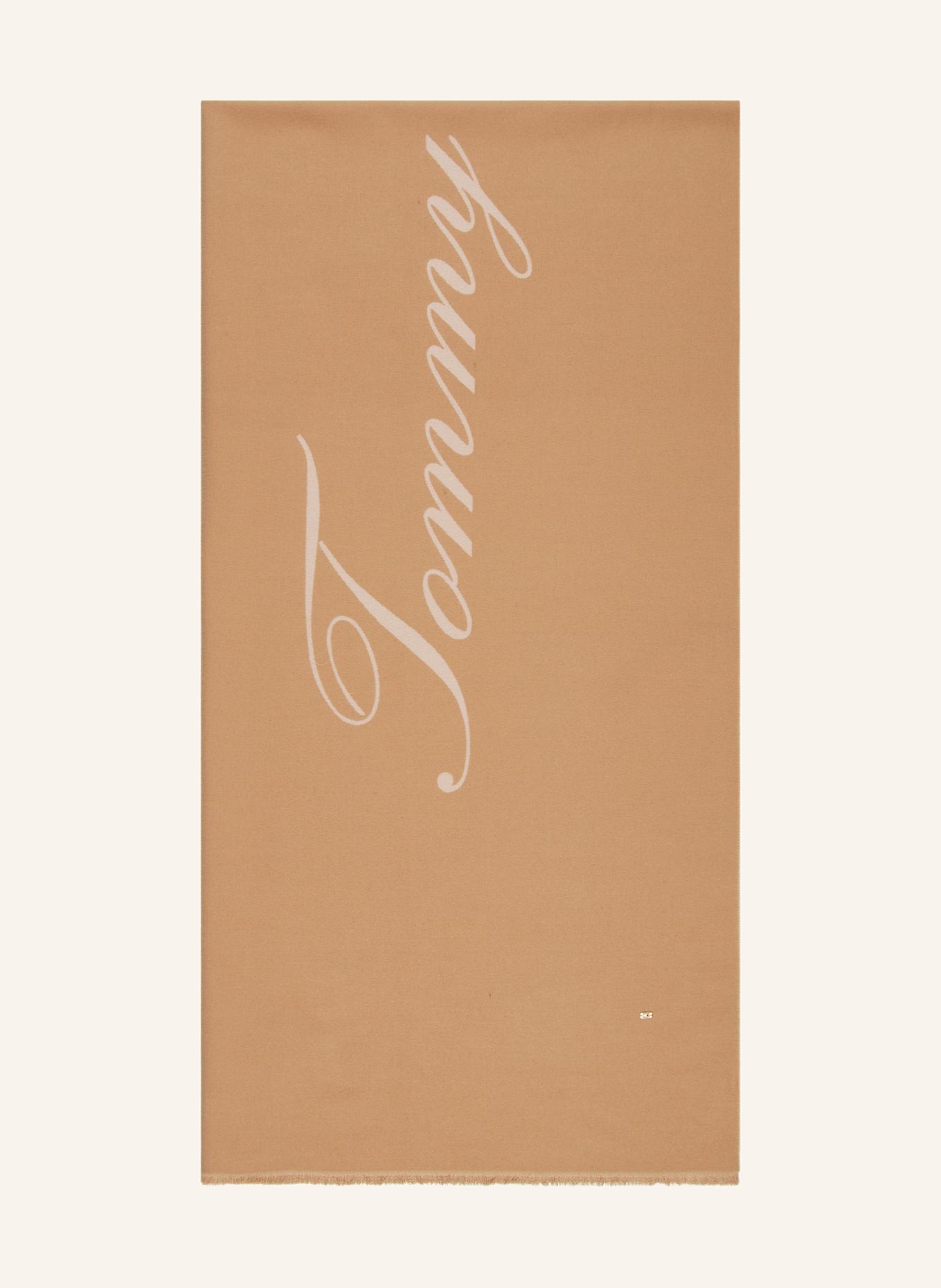 TOMMY HILFIGER Scarf: CAMEL