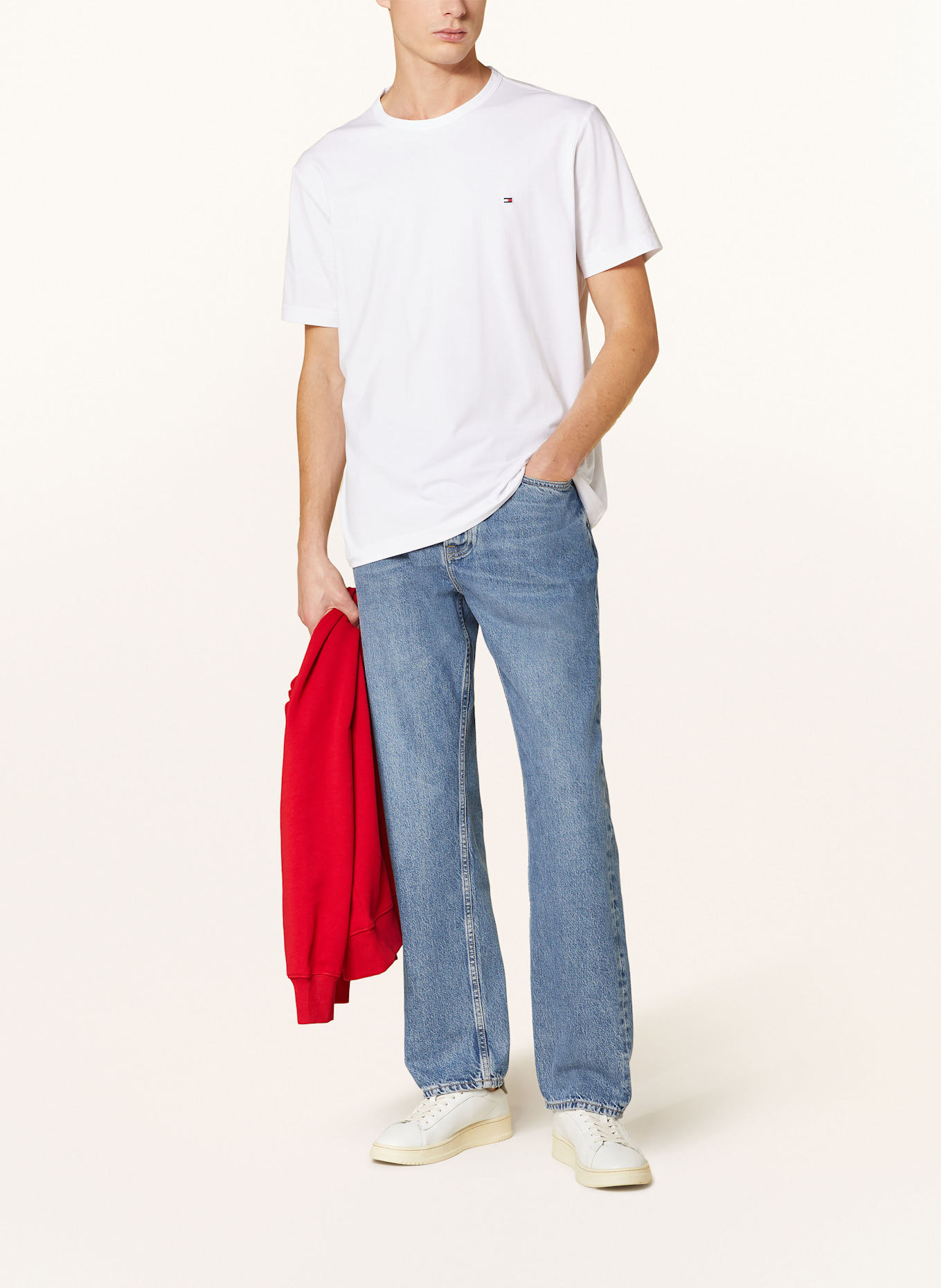 TOMMY HILFIGER Tričko: BÍLÁ