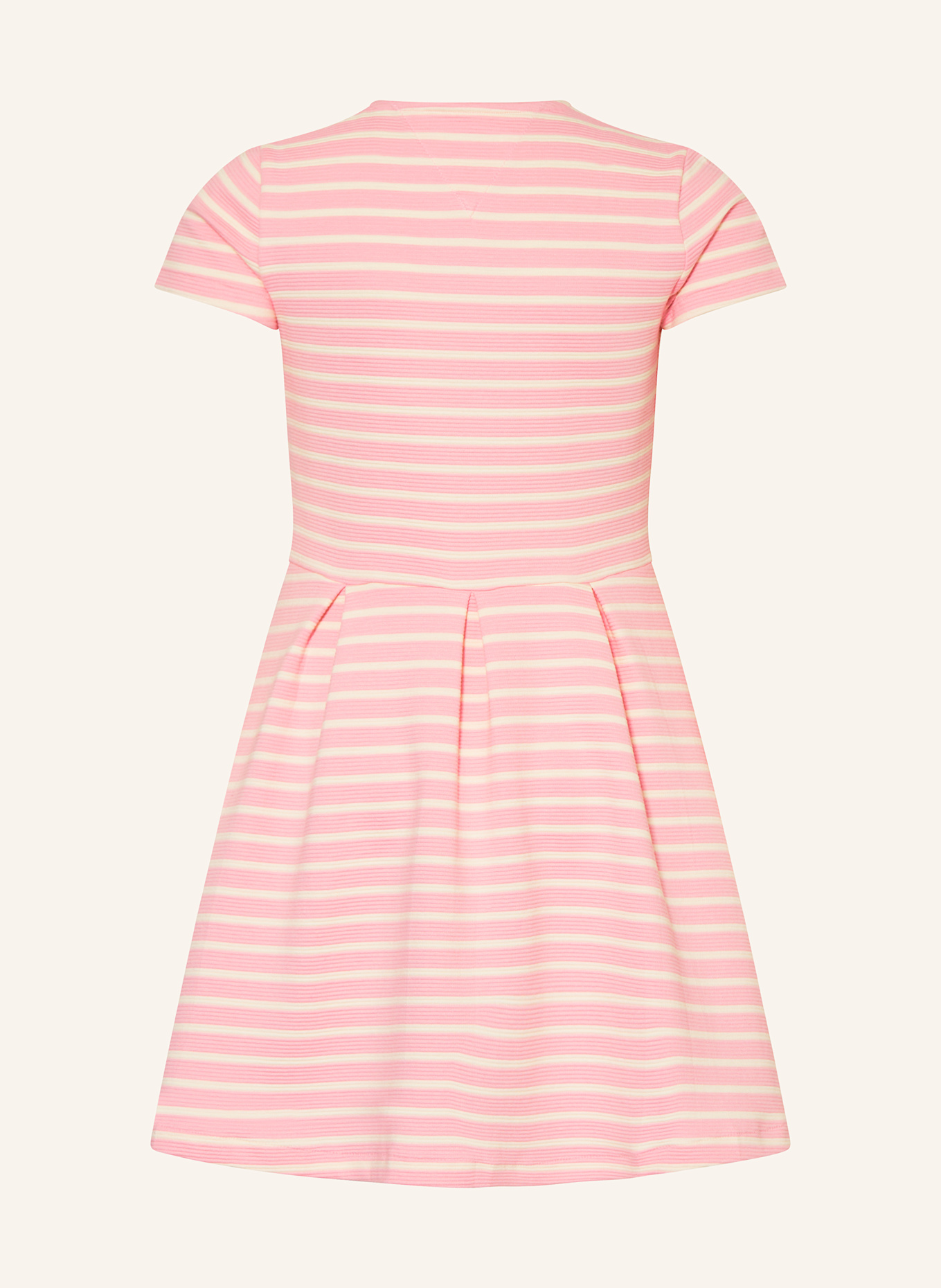TOMMY HILFIGER Jerseykleid: ROSA/ WEISS