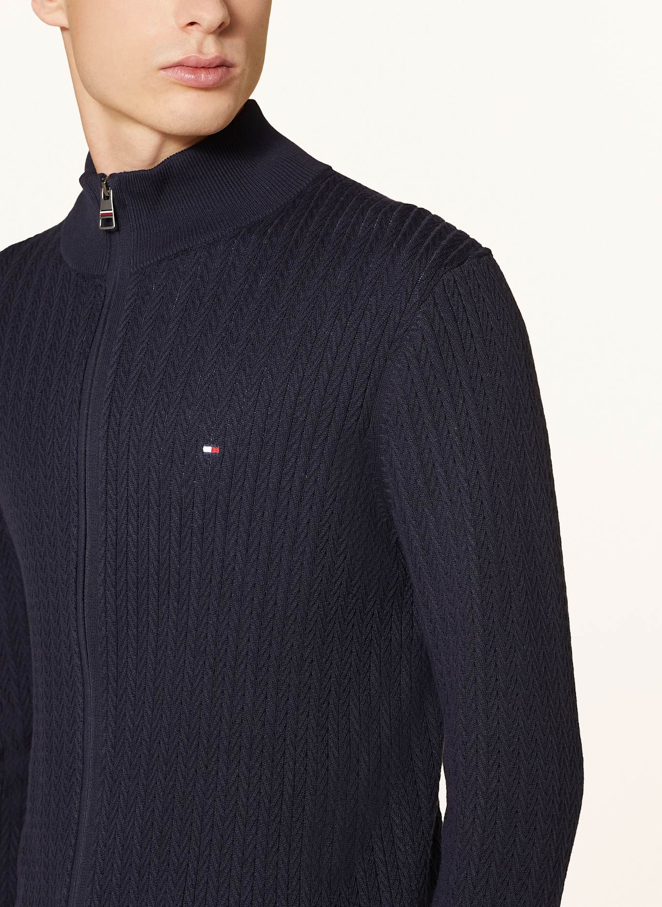 TOMMY HILFIGER Cardigan: DARK BLUE