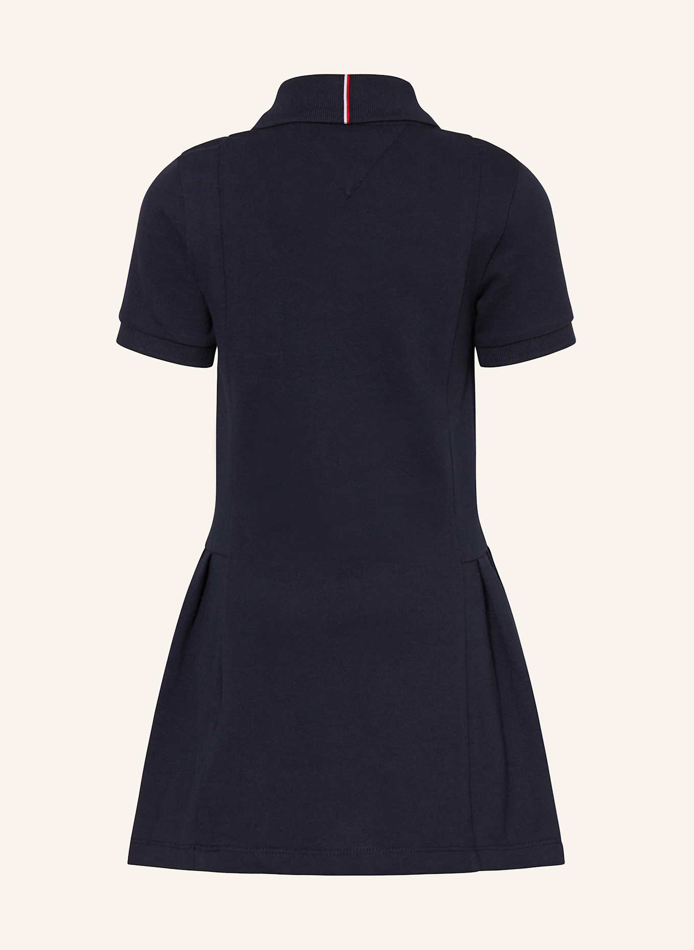 TOMMY HILFIGER Piqué-Polokleid: DUNKELBLAU