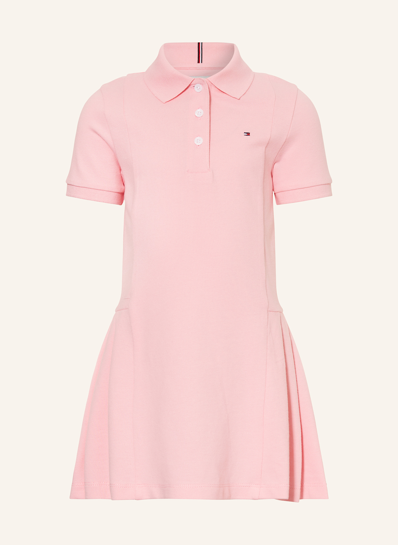 TOMMY HILFIGER Piqué-Polokleid: PINK