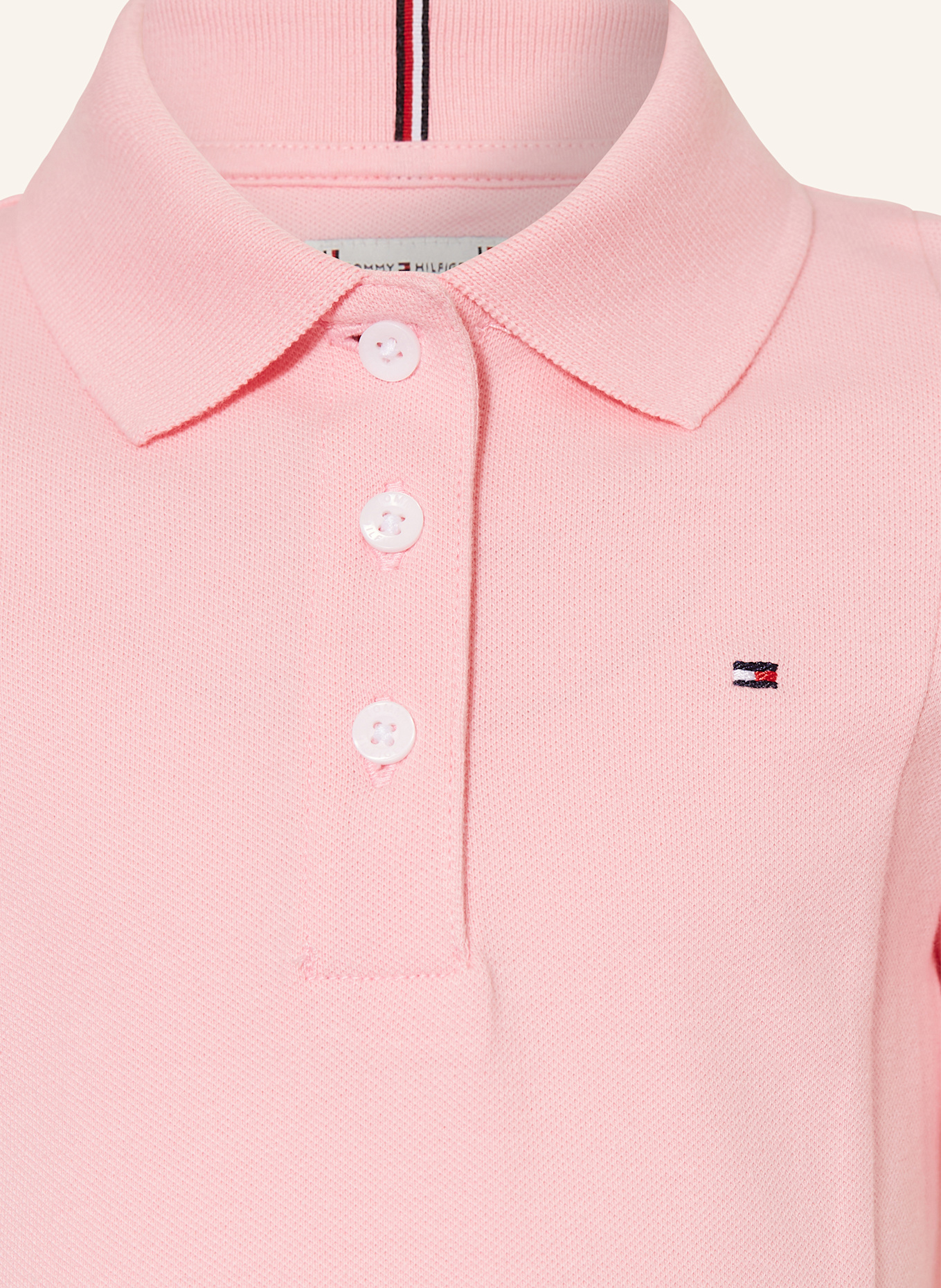TOMMY HILFIGER Piqué-Polokleid: PINK