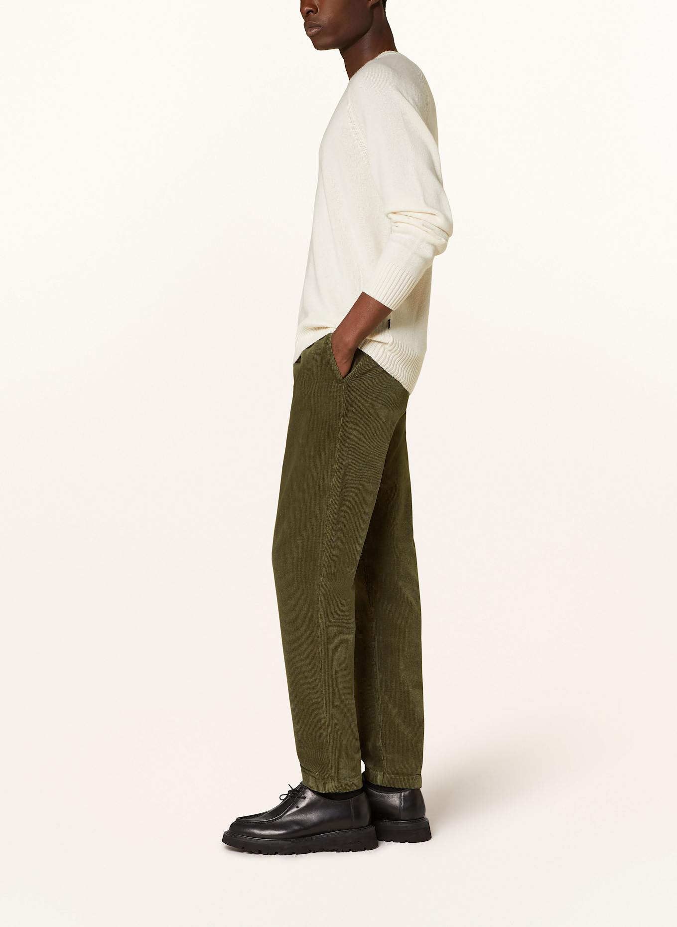 TOMMY HILFIGER Cordchino Relaxed Tapered Fit: KHAKI