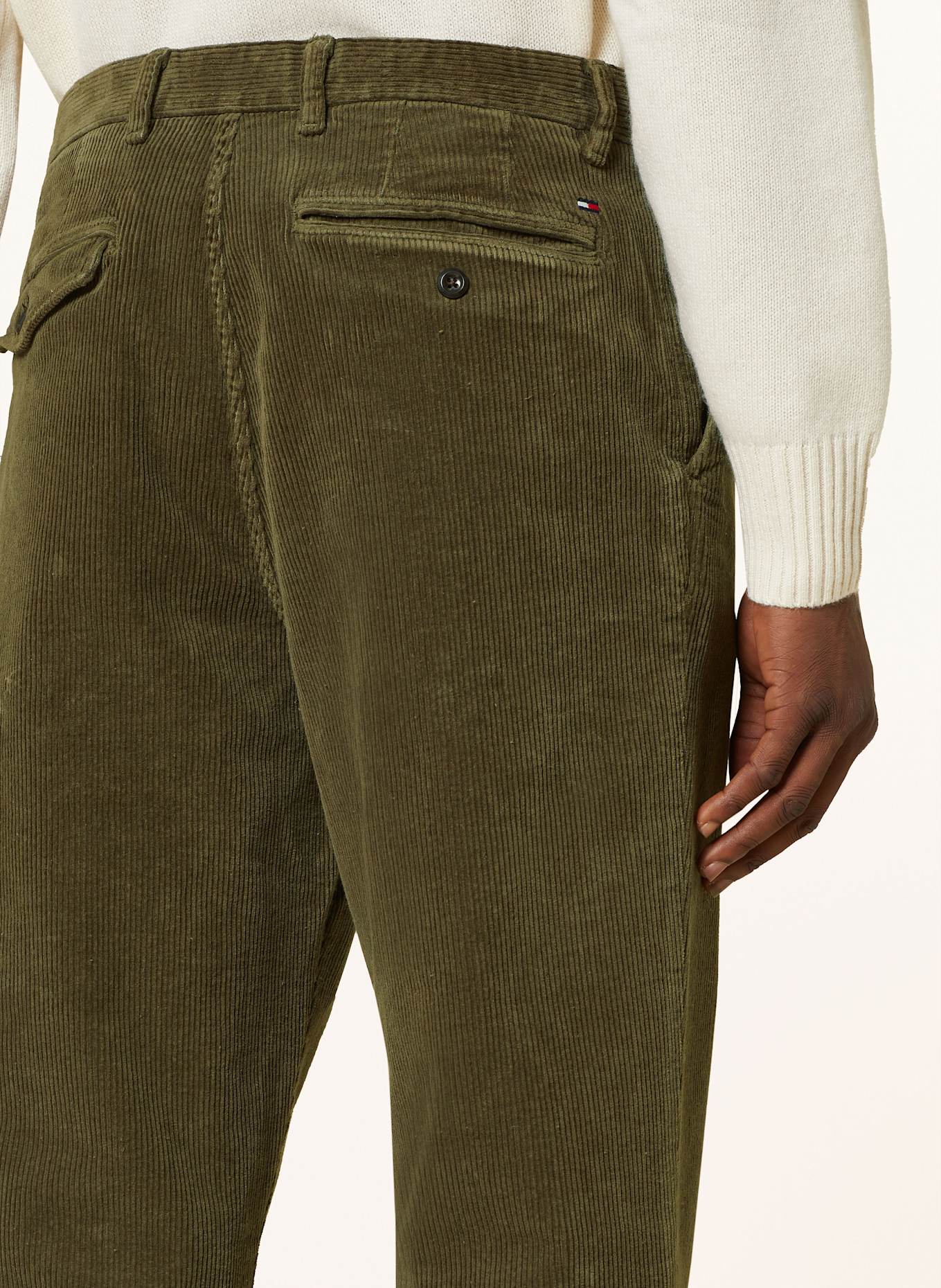 TOMMY HILFIGER Cordchino Relaxed Tapered Fit: KHAKI