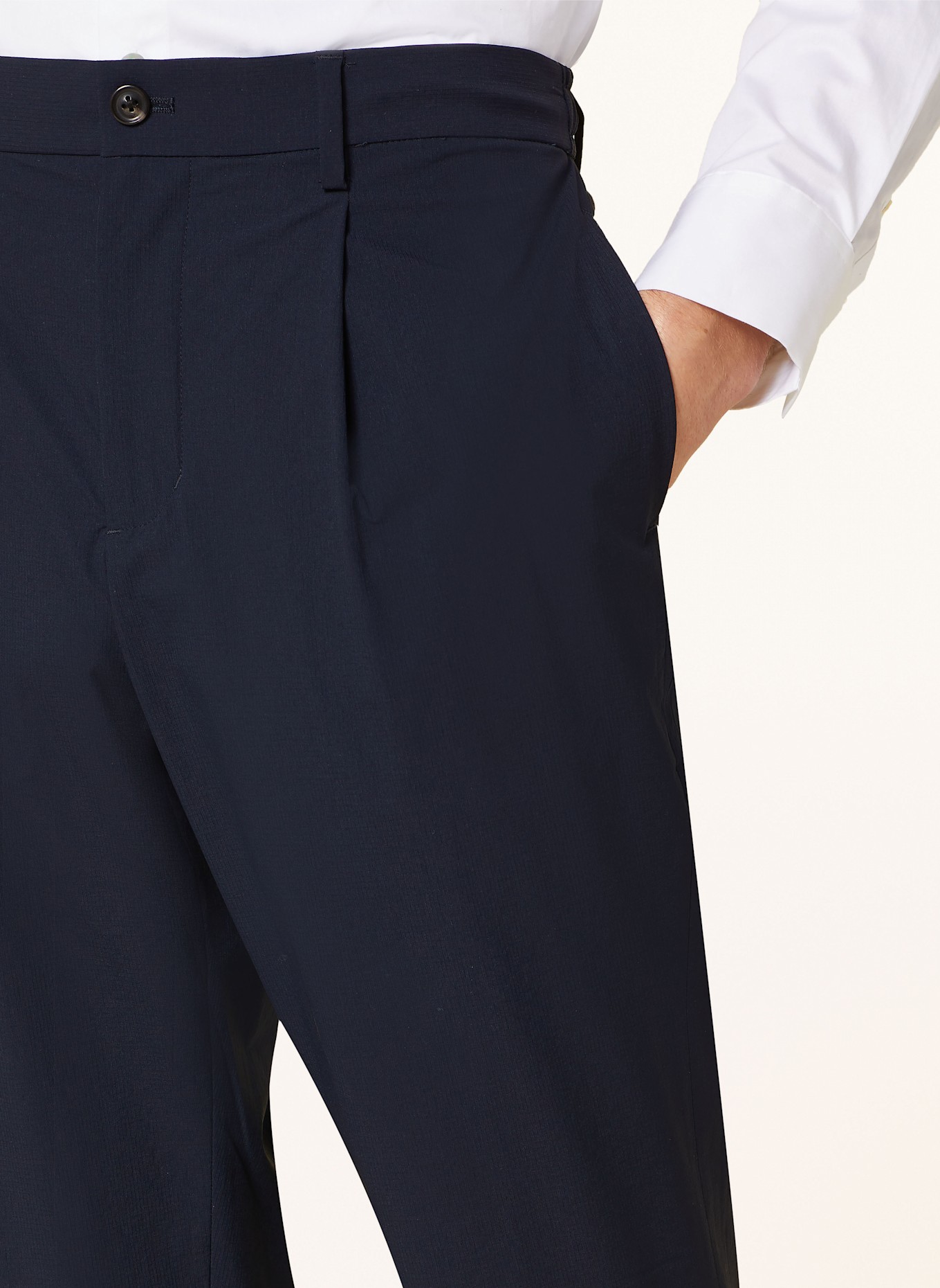 TOMMY HILFIGER Chino HARLEM Relaxed Tapered Fit, Farbe: DUNKELBLAU (Bild 5)