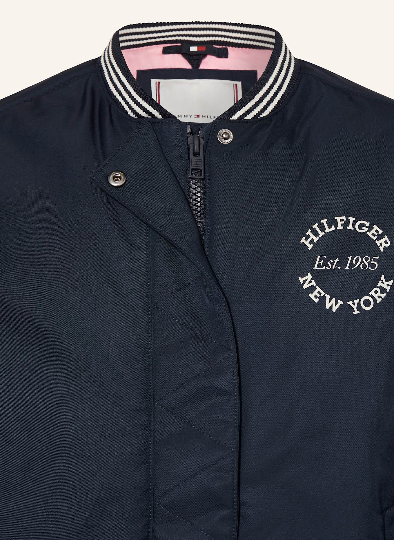 TOMMY HILFIGER Kurtka w stylu college: GRANATOWY