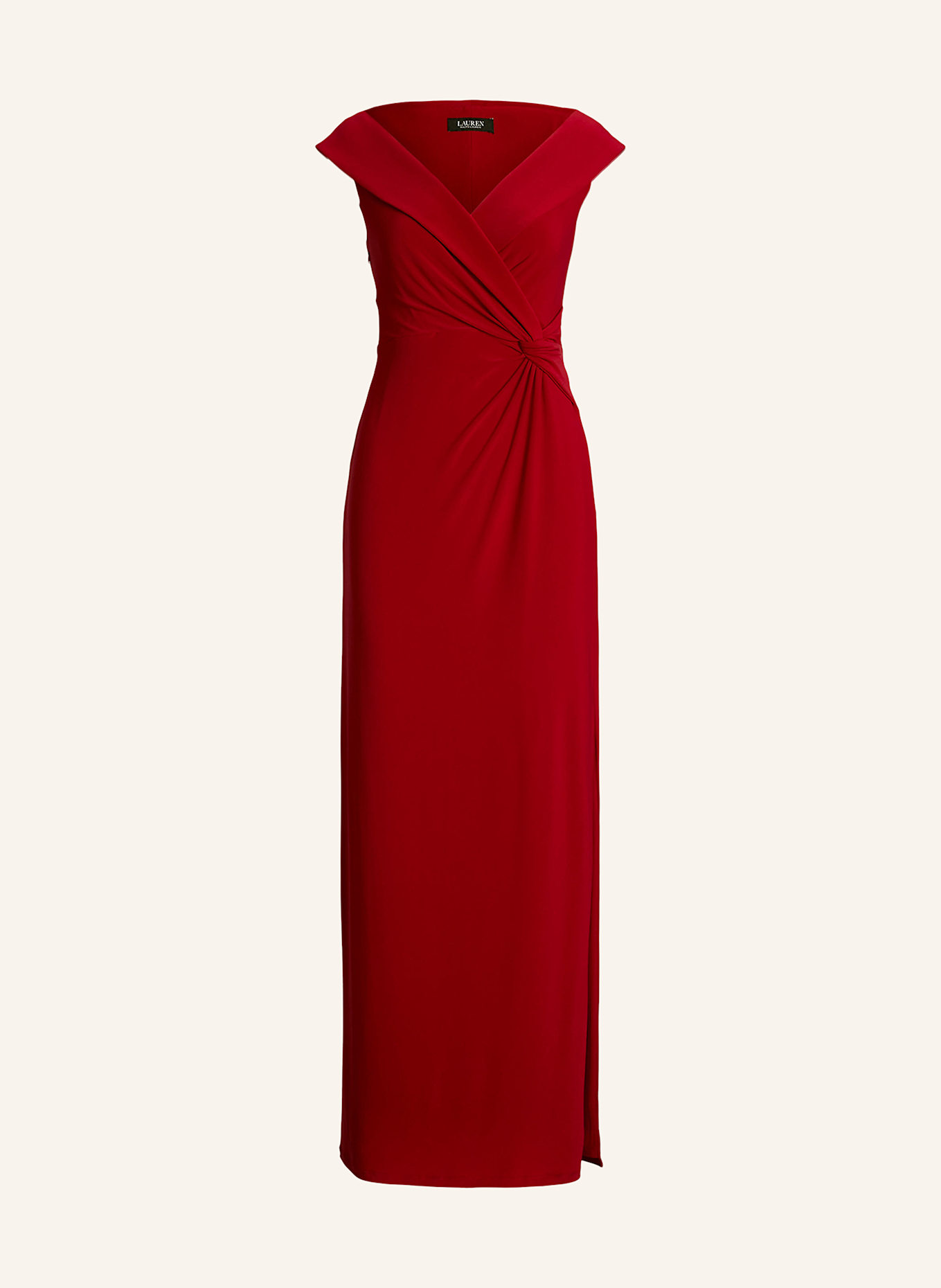 LAUREN RALPH LAUREN Večerní šaty LEONIDAS: ČERVENÁ