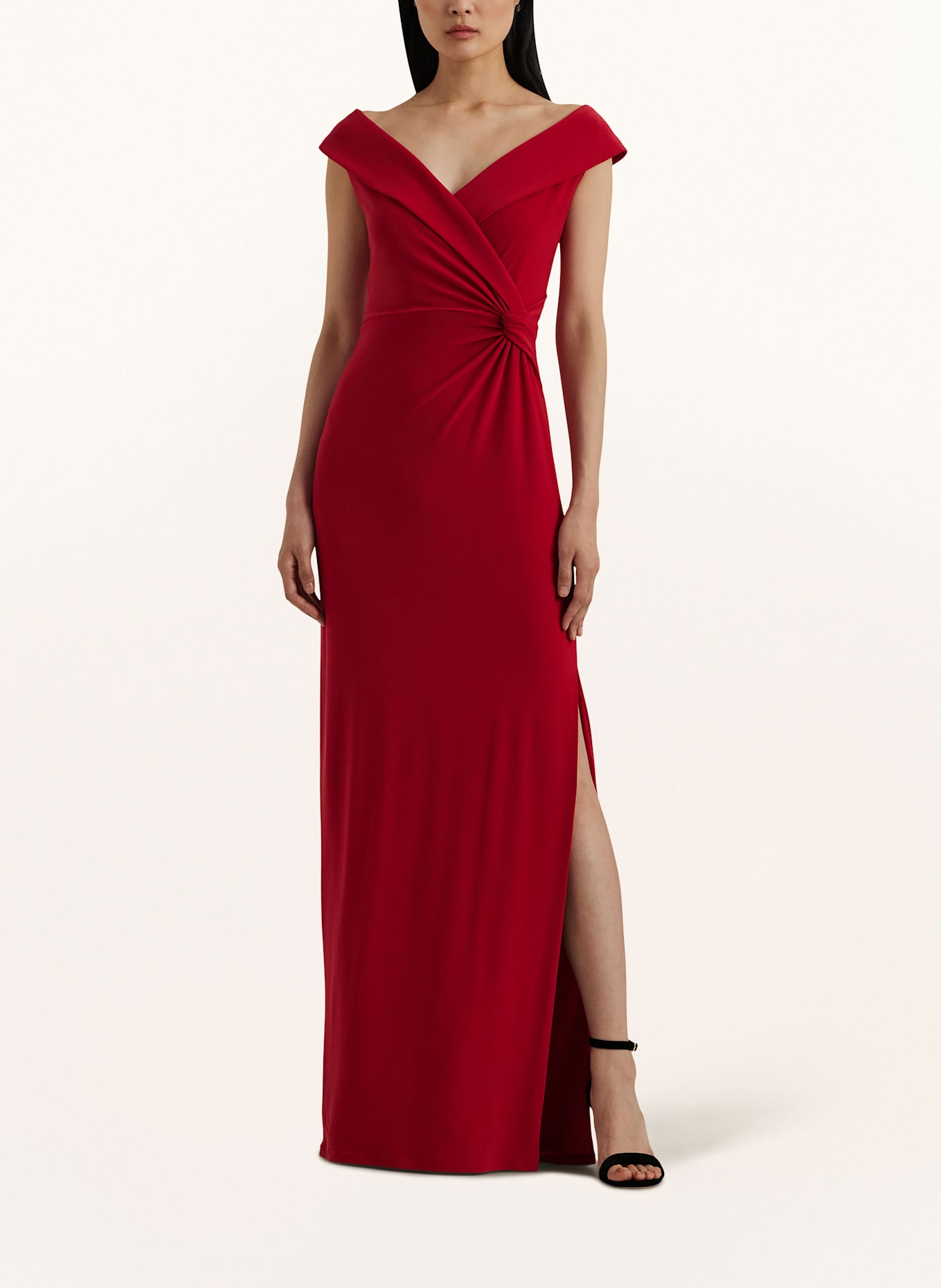 LAUREN RALPH LAUREN Večerní šaty LEONIDAS: ČERVENÁ