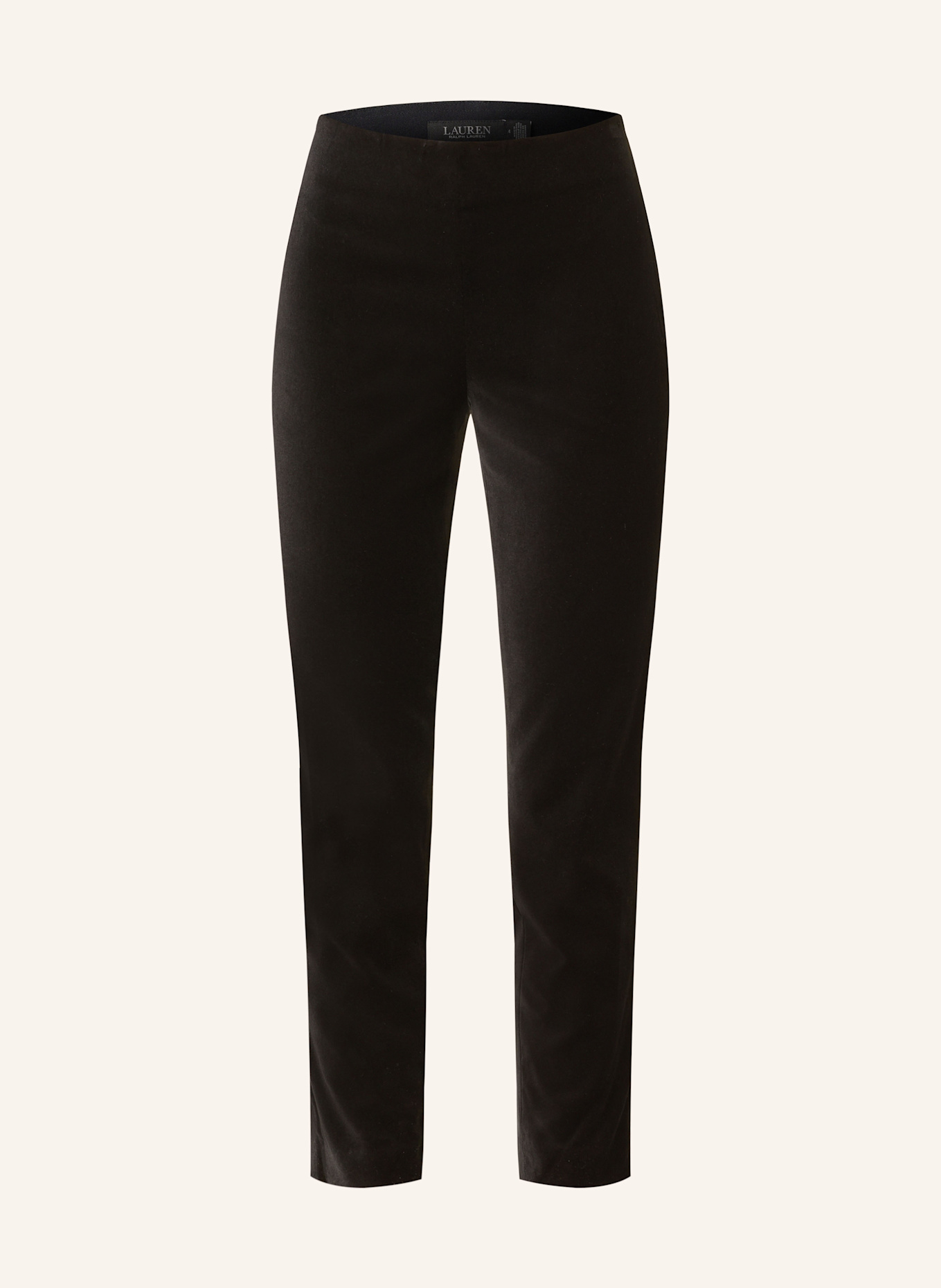 LAUREN RALPH LAUREN Velvet pants in black