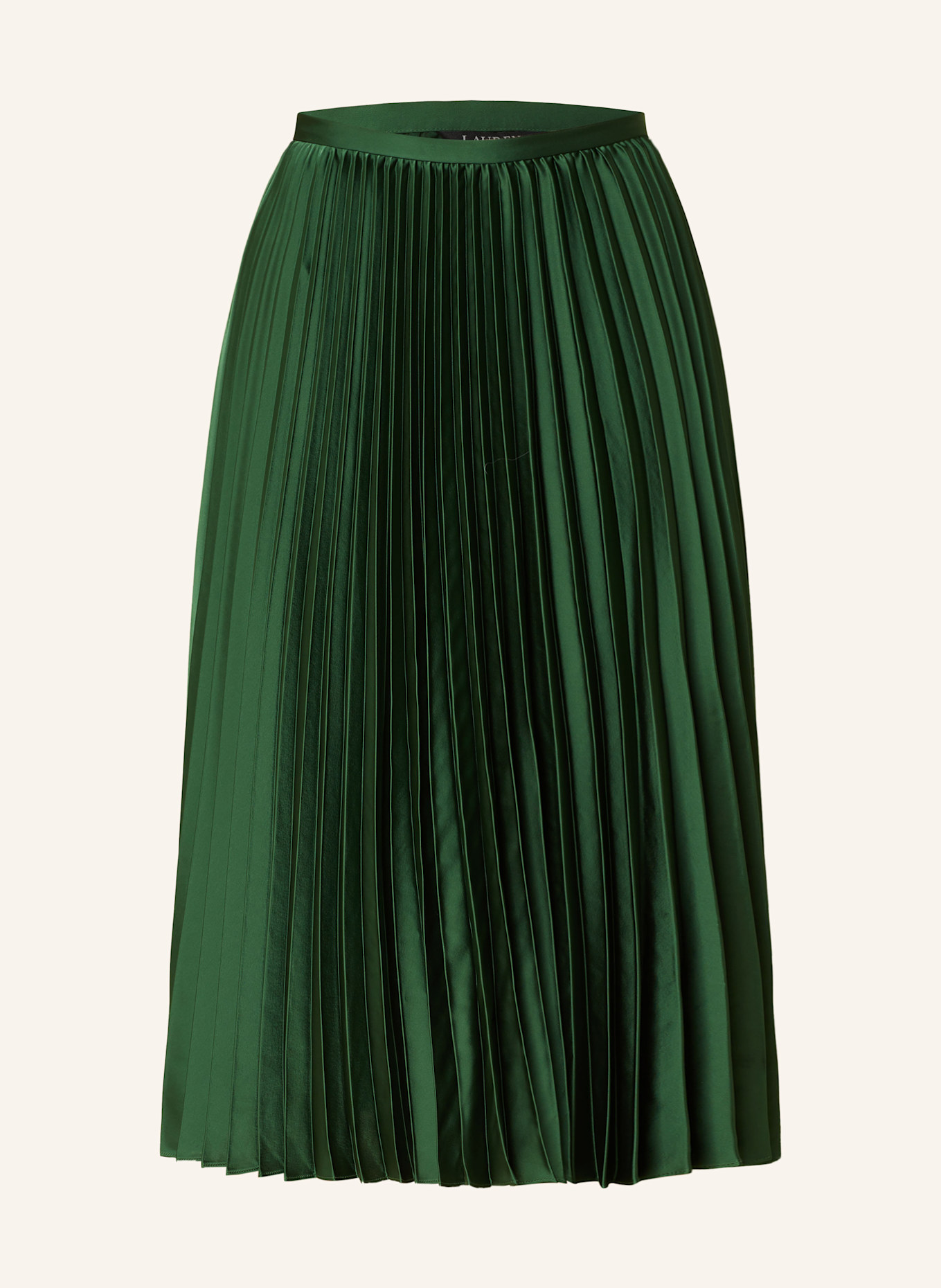 Green pleated skirt 30 cheap