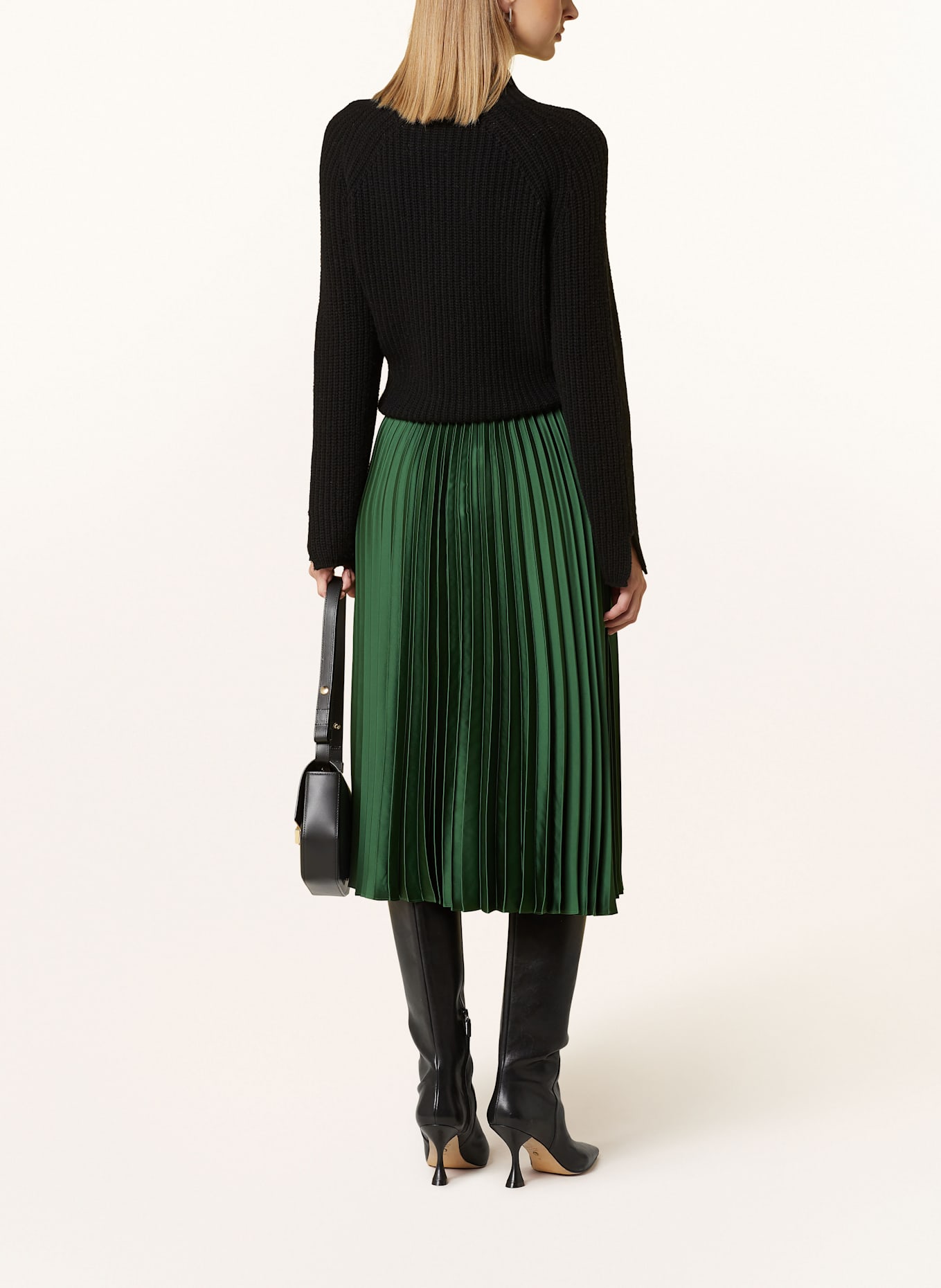 LAUREN RALPH LAUREN Pleated skirt in dark green
